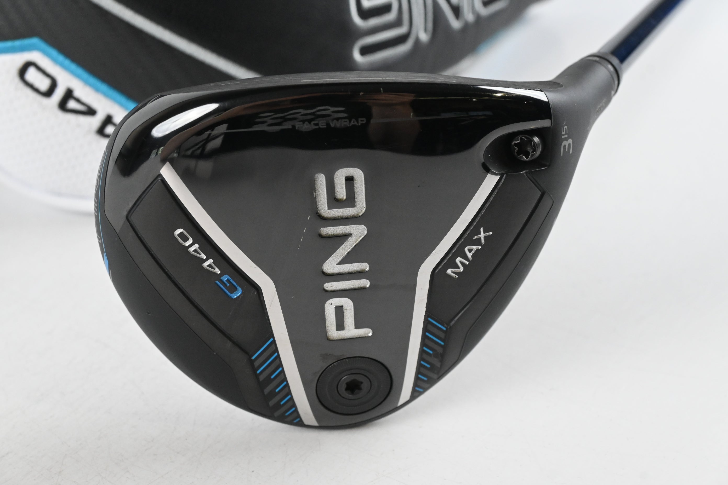 Ping G440 Max #3 Wood / 15 Degree / Stiff Flex Fujikura Ventus Blue 7 Shaft