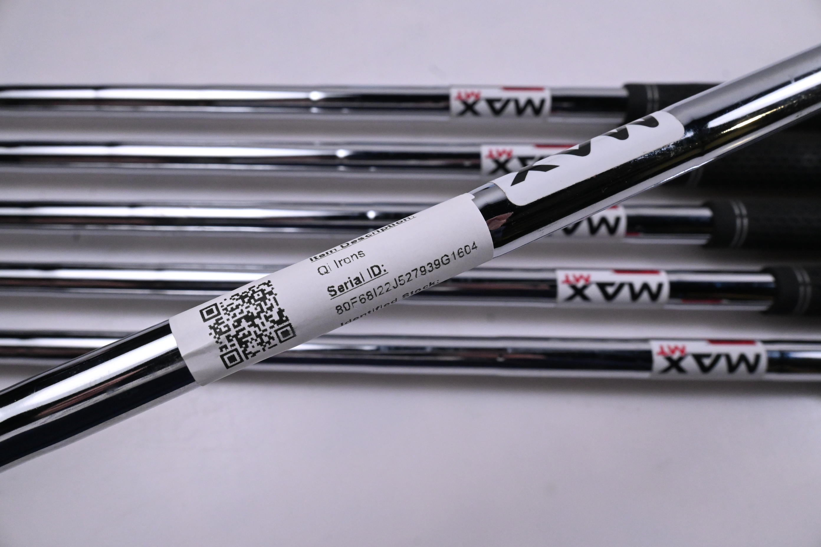 Taylormade Qi Irons / 5-PW / Regular Flex KBS MAX MT 85 Shafts