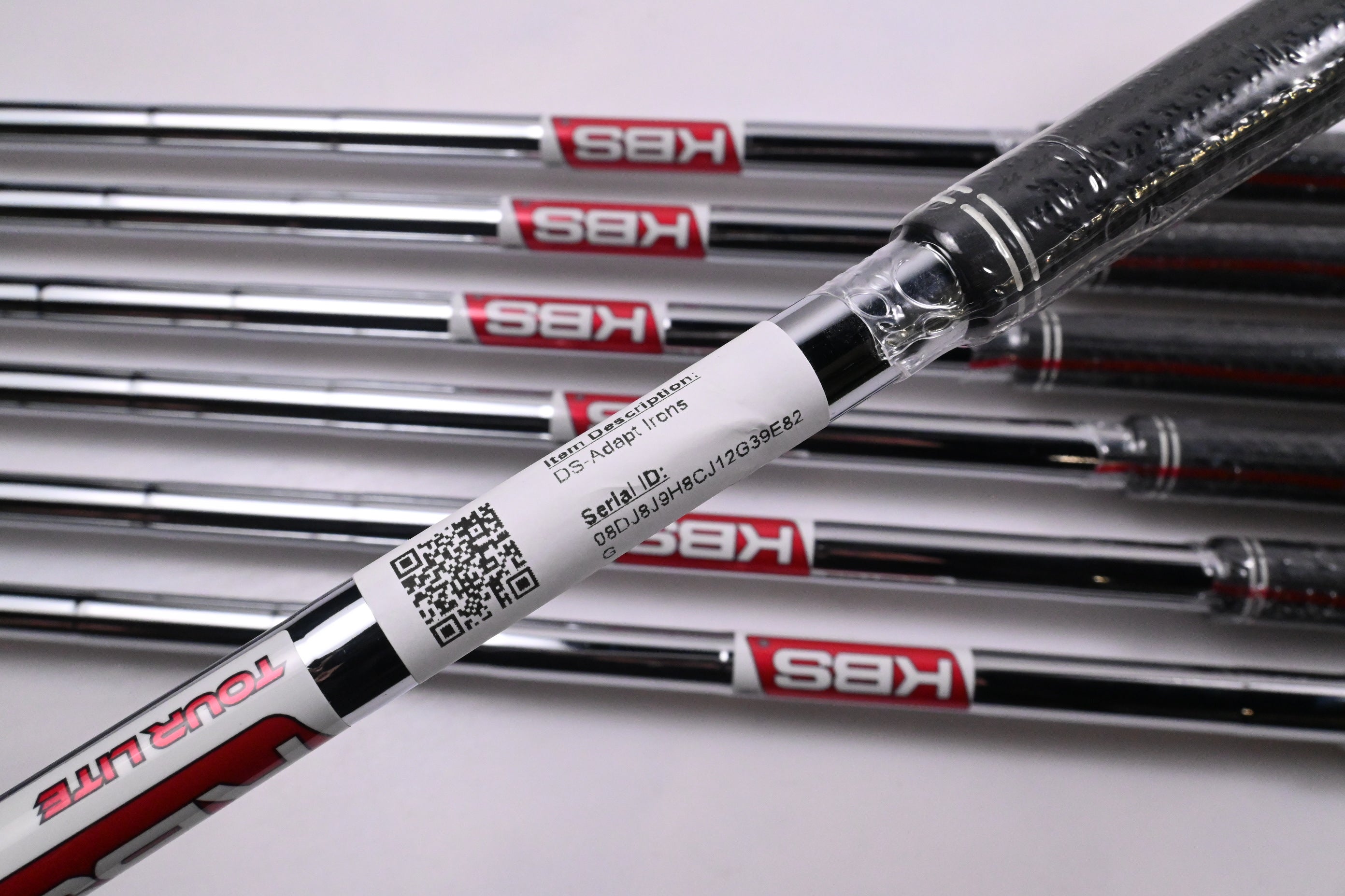 Left Hand Cobra DS-Adapt Irons / 5-PW+GW / Stiff Flex KBS Tour Lite Shafts