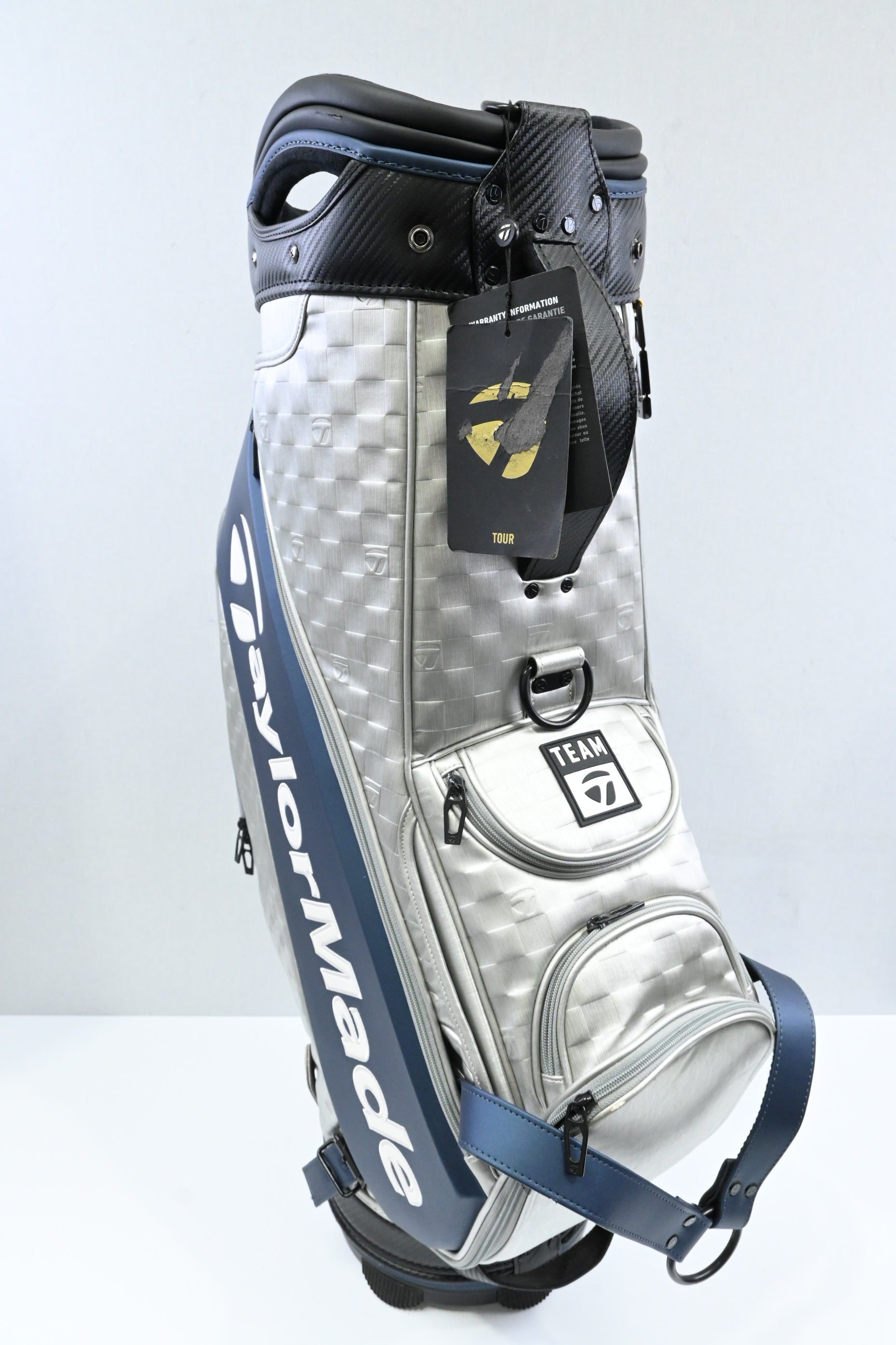 Taylormade Qi35 Tour Bag / 6-Way Divider / Silver, Blue
