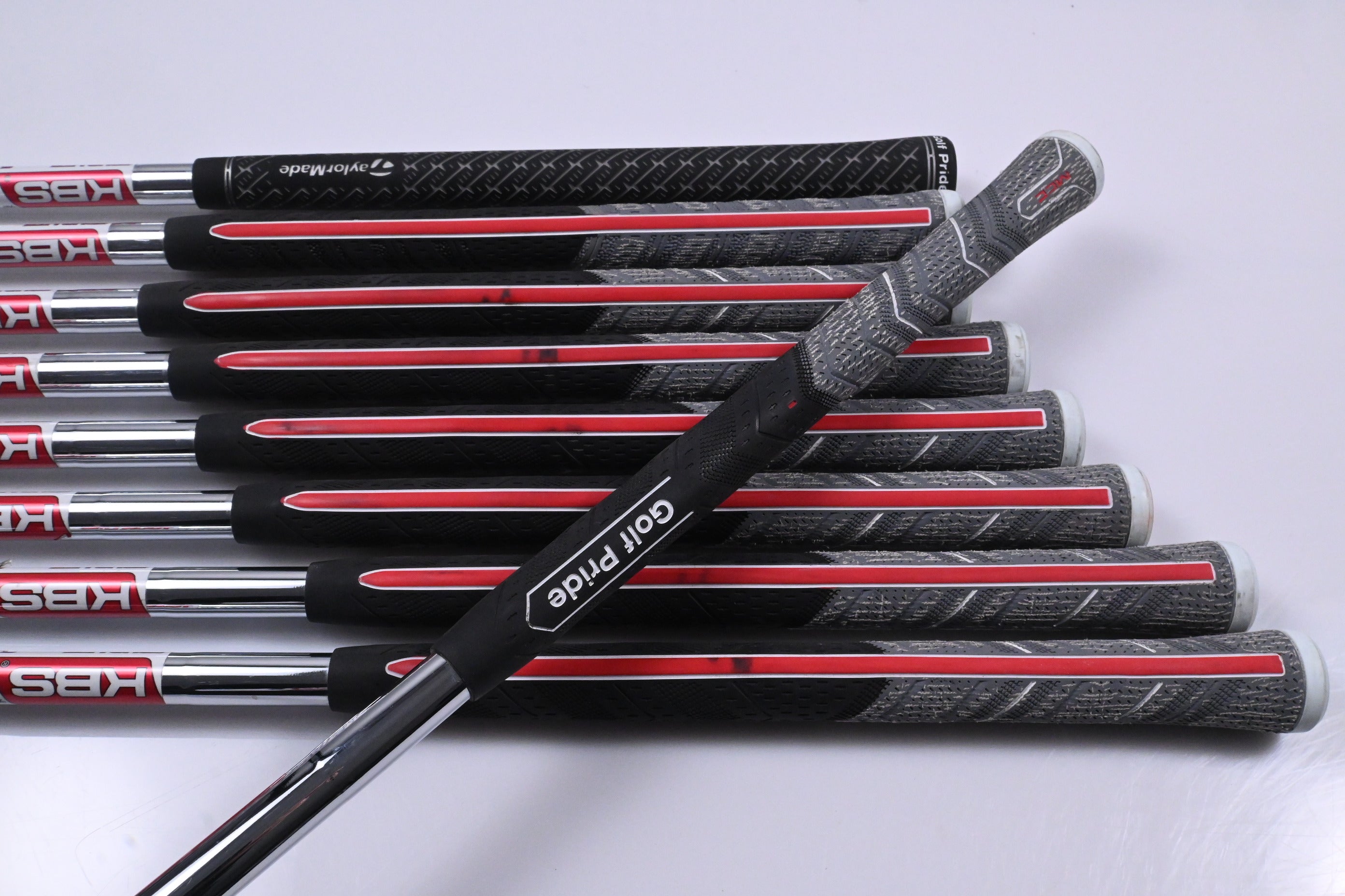 Srixon ZXi5 Irons / 4-PW+AW+SW / Stiff Flex KBS Tour Lite Shafts