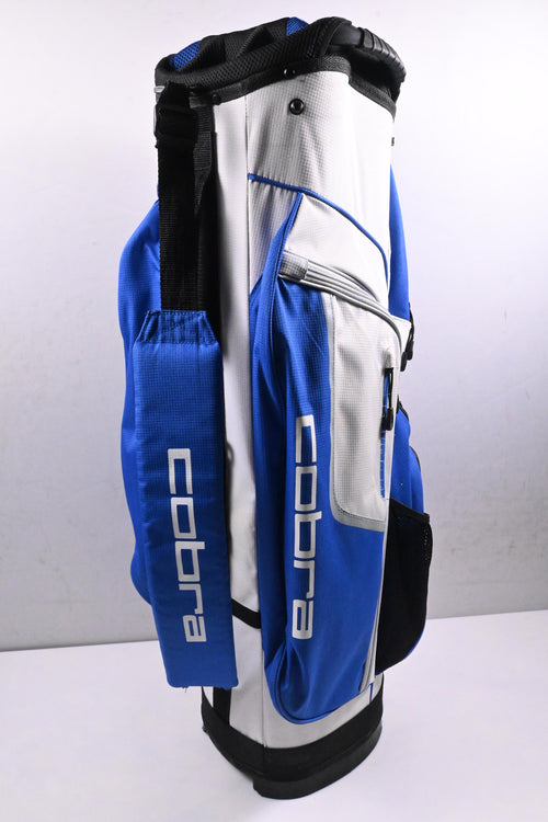 Cobra Cart Bag / 14-Way Divider / White, Blue