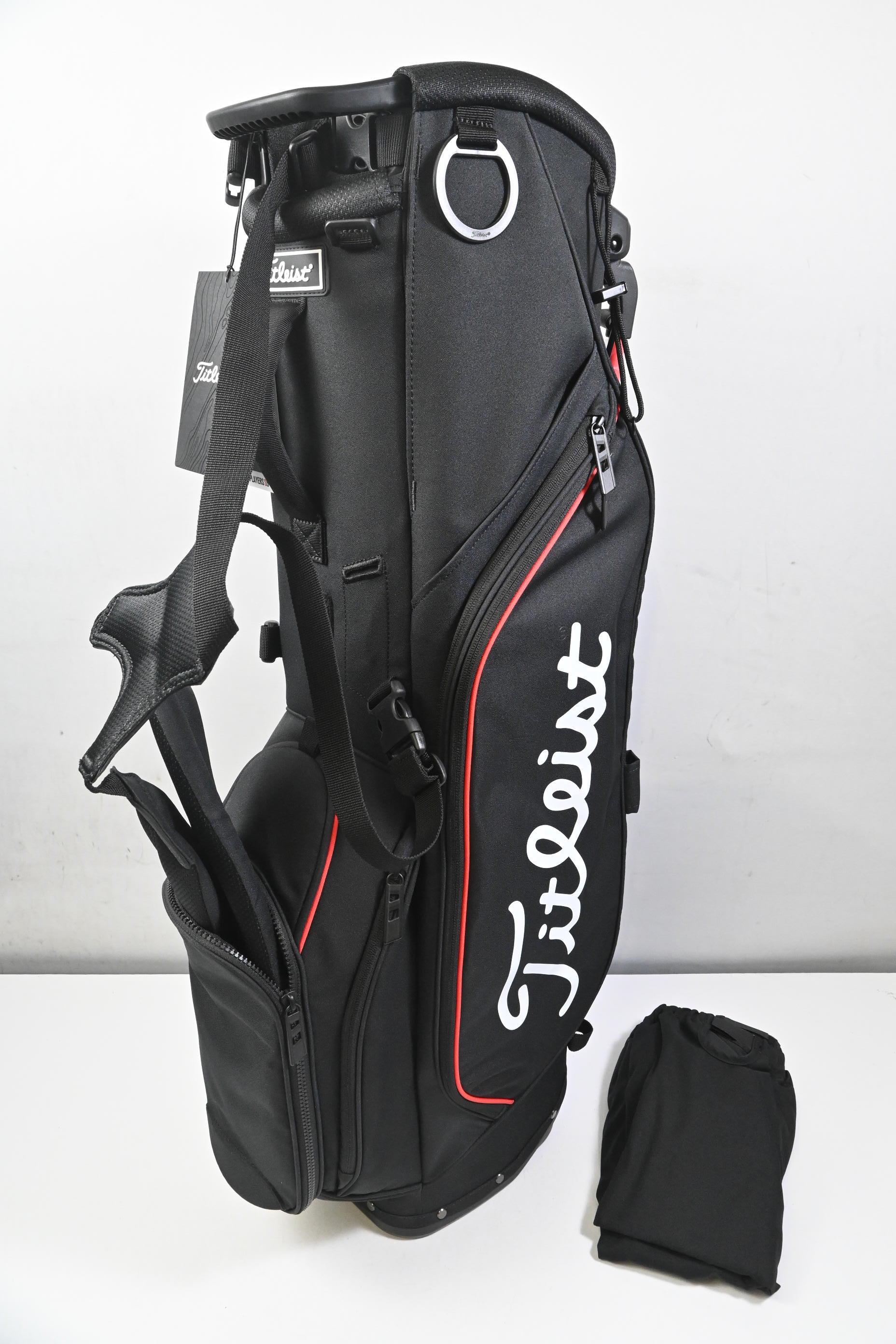 Titleist Players S5 Stand Bag / 5-Way Divider / Black, Red