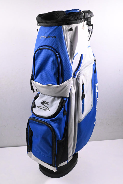 Cobra Cart Bag / 14-Way Divider / White, Blue