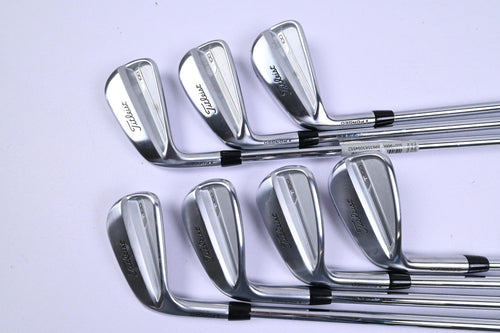 Left Hand Titleist T100 2023 Irons / 4-PW / Stiff Flex AMT White S300 Shafts