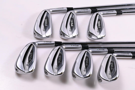 Ping G425 Irons / 4-PW / Green Dot / Stiff Flex Ping AWT 2.0 Steel Shafts