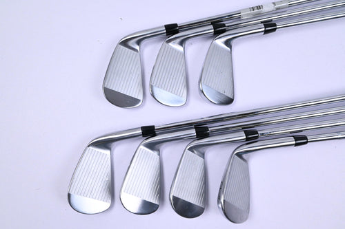 Left Hand Titleist T100 2023 Irons / 4-PW / Stiff Flex AMT White S300 Shafts