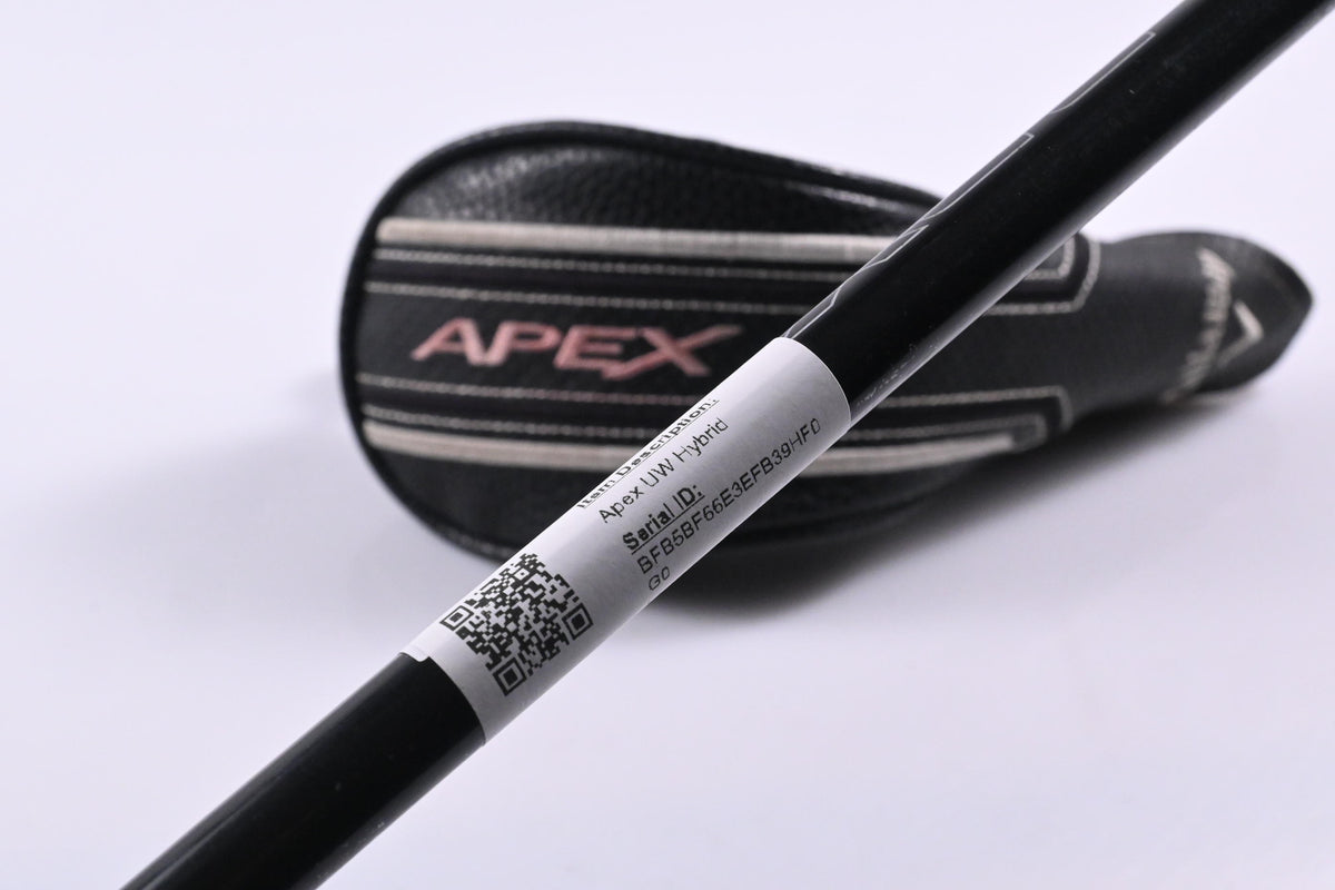 Callaway Apex UW #3 Hybrid / 19 Degree / Stiff Flex HZRDUS Smoke Black RDX 70