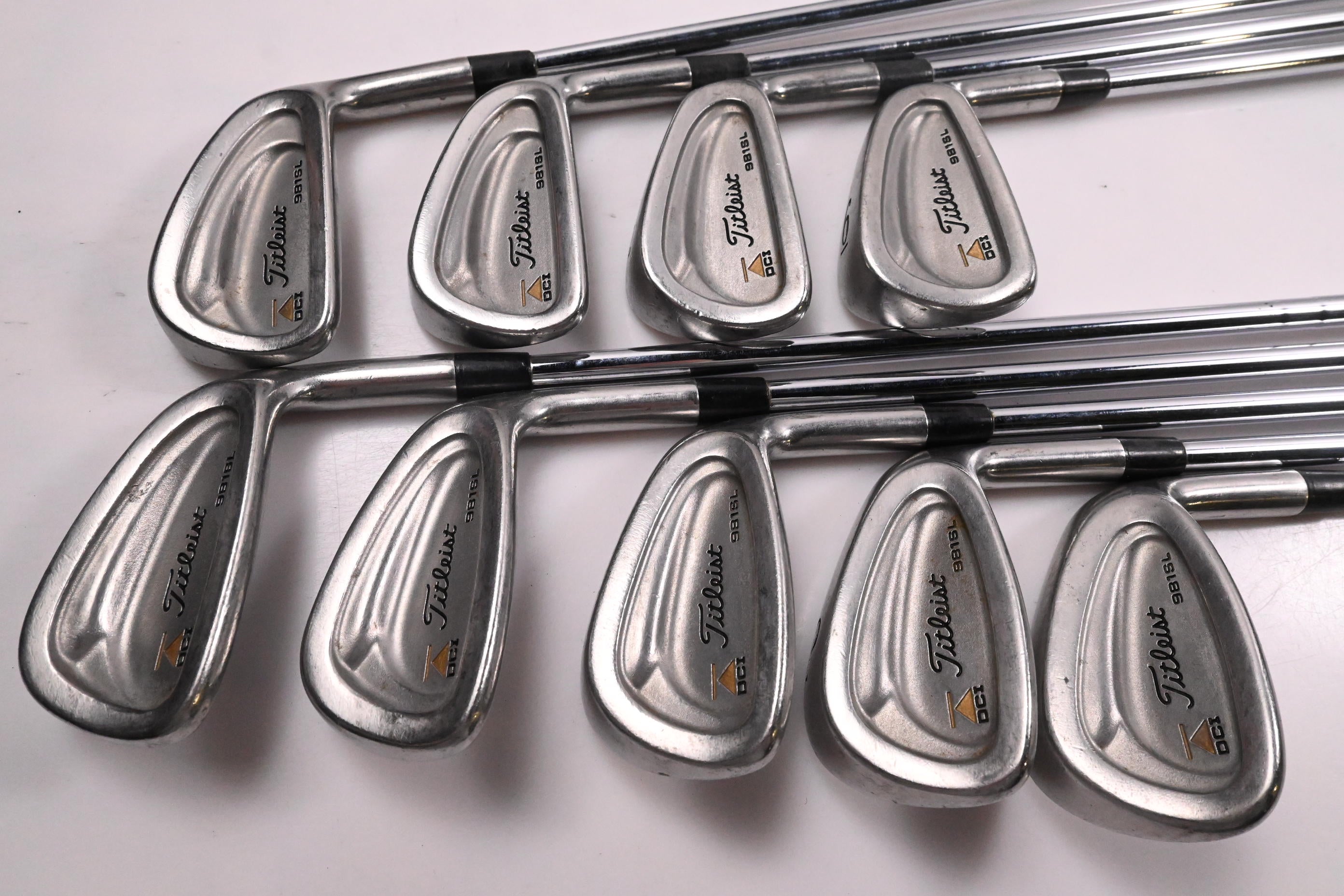 Titleist DCI 981 SL Irons / 3-PW+SW / Regular Flex Release Shafts