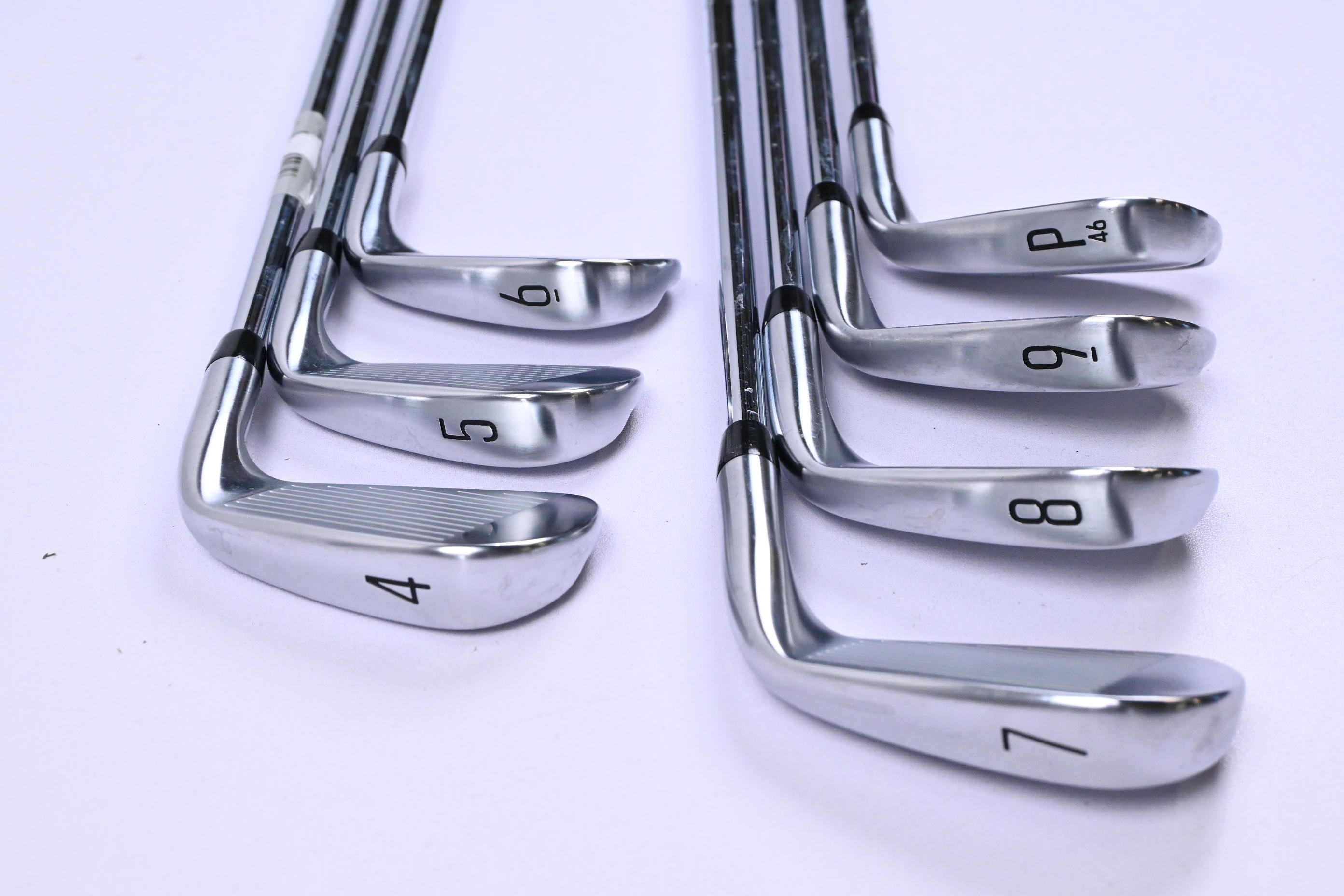 Left Hand Titleist T100 2023 Irons / 4-PW / Stiff Flex AMT White S300 Shafts
