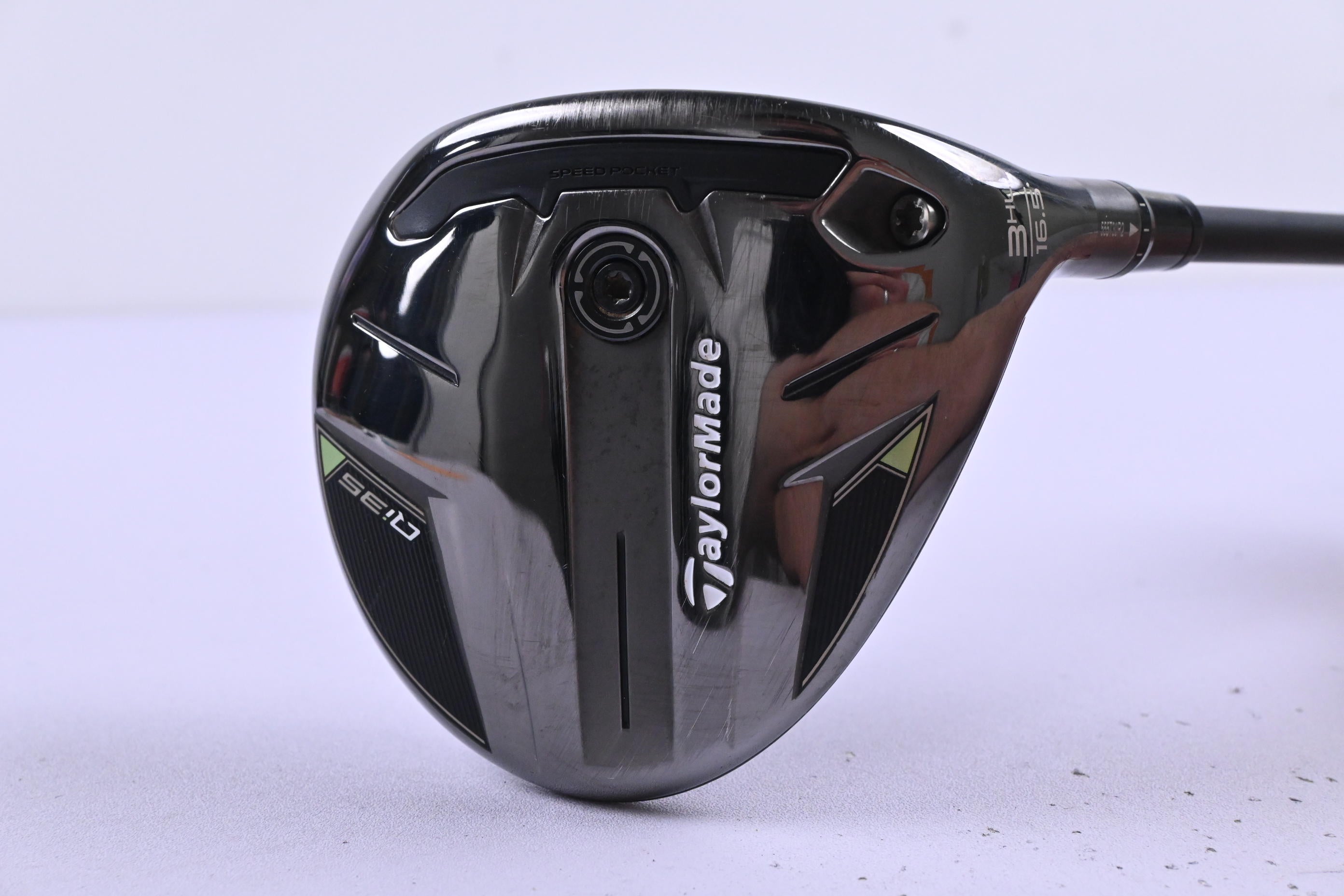 Taylormade Qi35 #3 Wood / 16.5 Degree / Stiff Flex Kai'li Dark Waves CB Blue 60