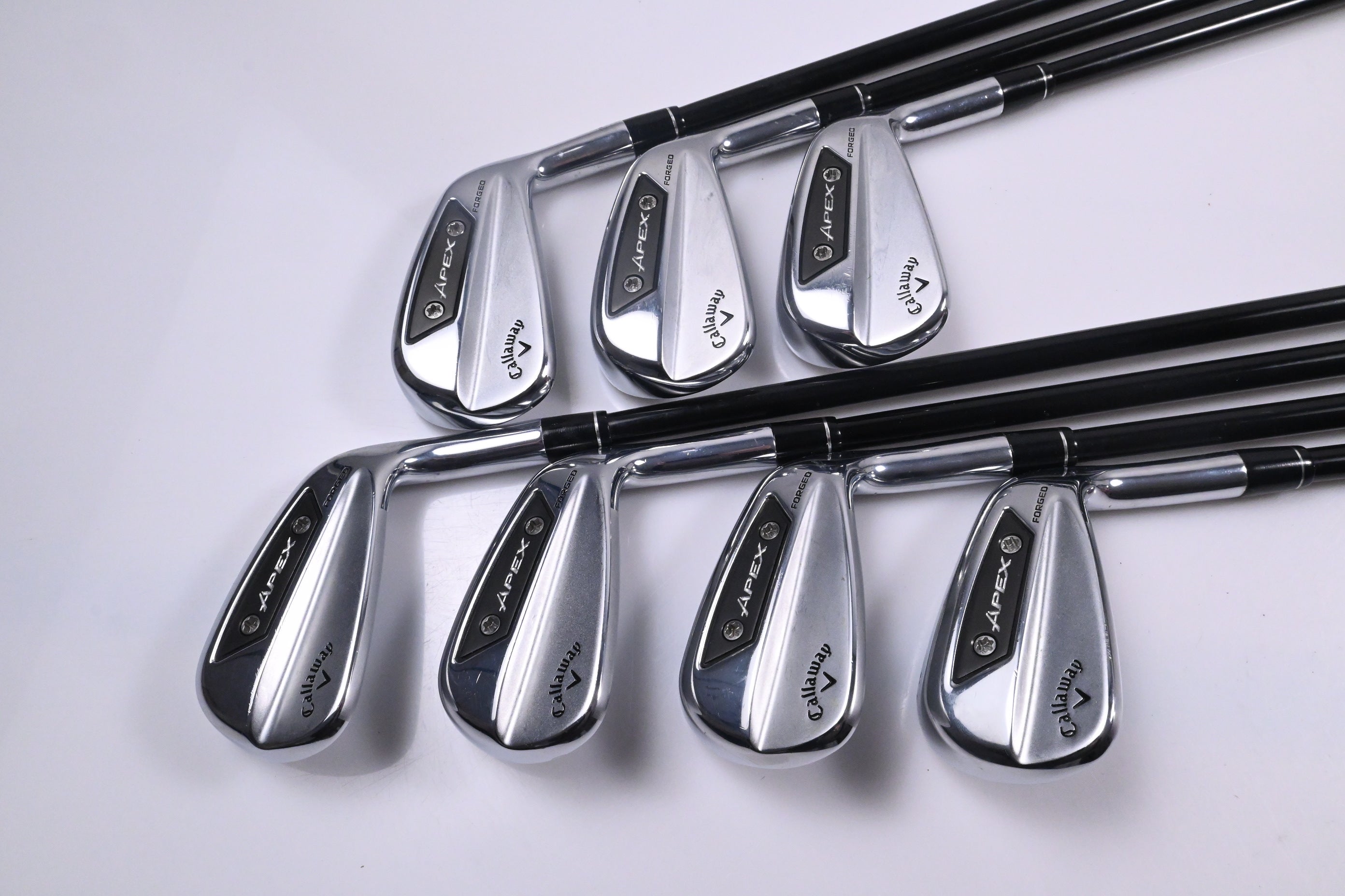 Callaway Apex Ai150 Irons / 5-PW+AW / Stiff Flex MMT 95 Shafts