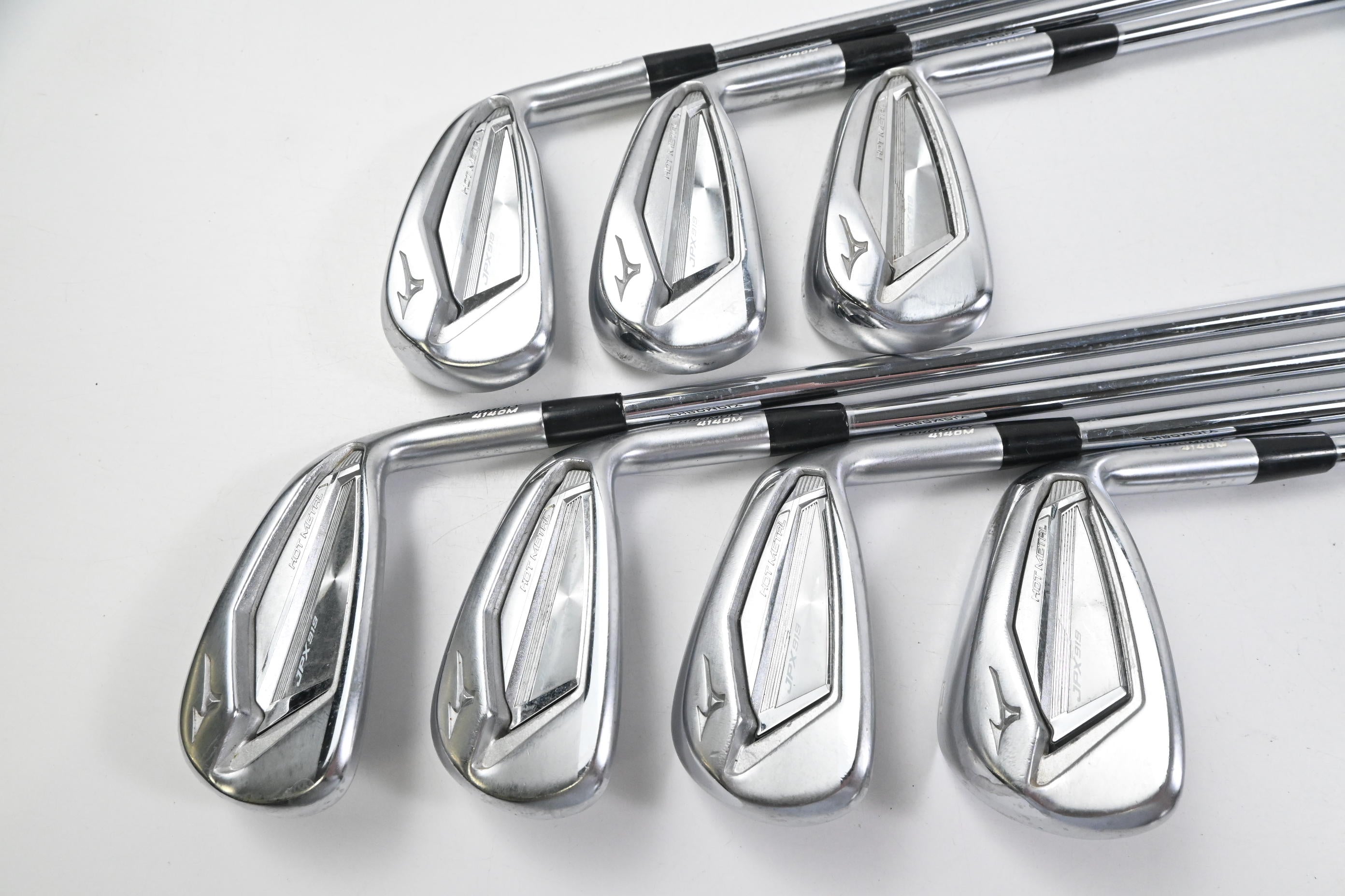 Mizuno JPX 919 Hot Metal Irons / 4-PW / Stiff Flex Project X LZ 120 Shafts