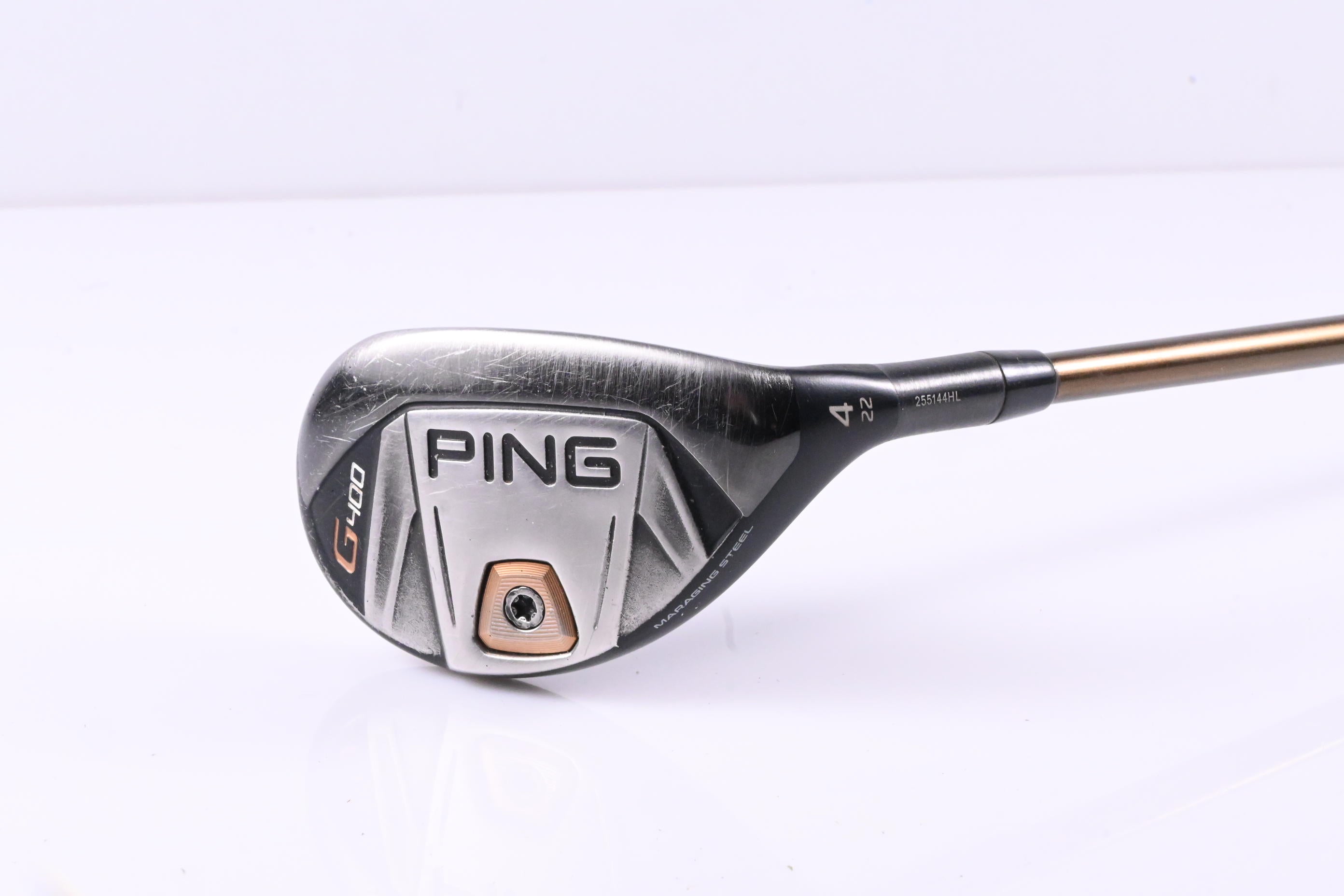 Ping G400 #4 Hybrid / 22 Degree / Regular Flex Ping Alta CB 70 Shaft