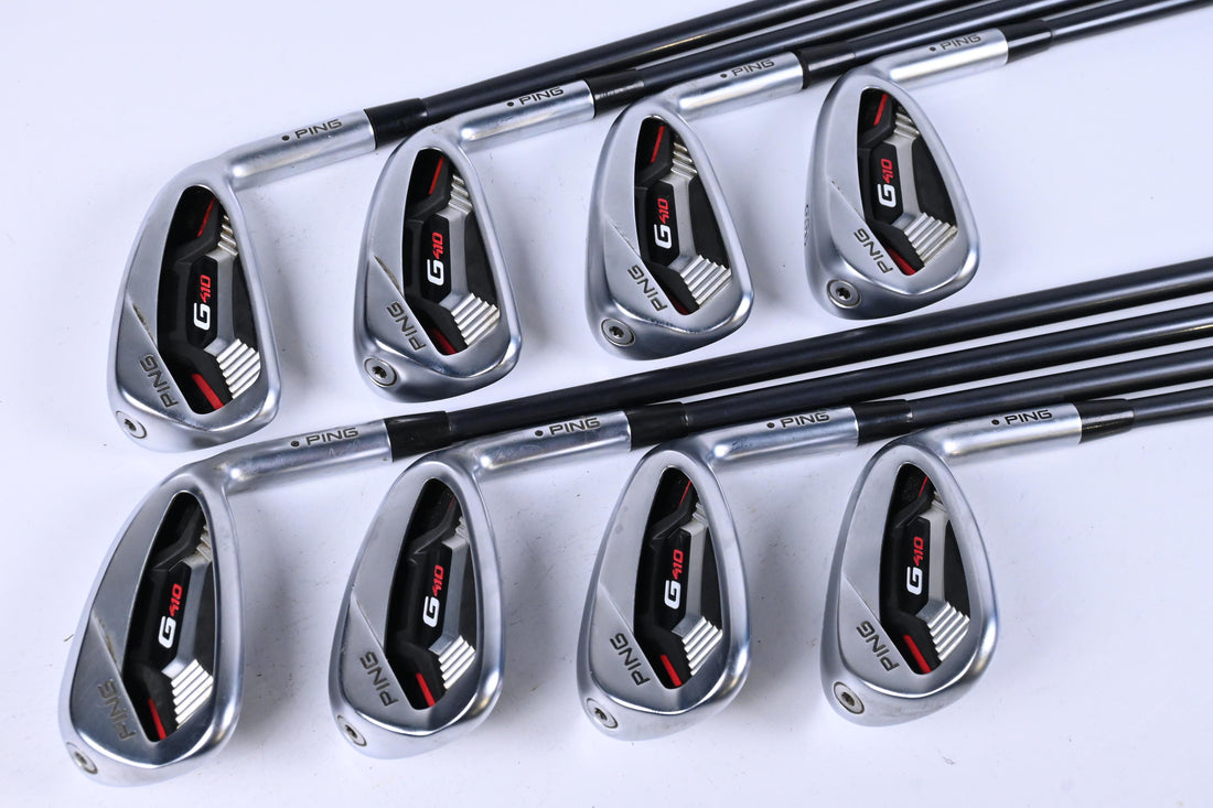 Ping G410 Irons / 5-PW+GW+SW / Black Dot / Regular Flex Ping Alta CB AWT Shafts