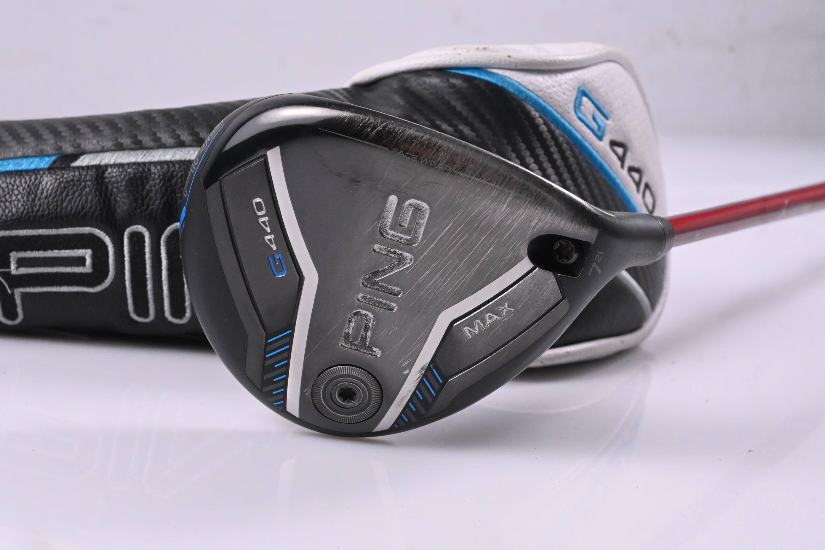Ping G440 Max #7 Wood / 21 Degree / Stiff Flex Project X Denali Red 70 Shaft