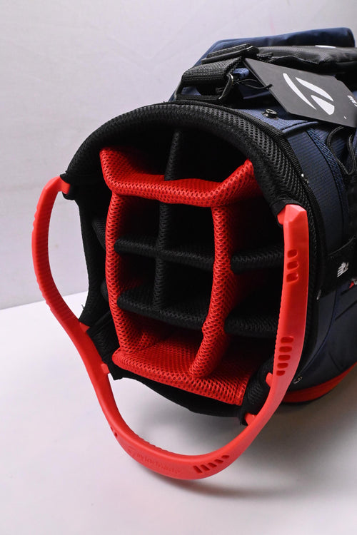 Taylormade 23 Pro Cart Bag / 14-Way Divider / Navy, Red
