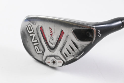 Ping G410 #4 Hybrid / 22 Degree / Regular Flex Ping Alta CB Red 70 Shaft