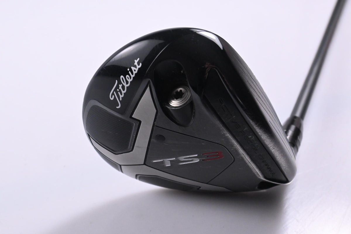 Titleist TS3 #3 Wood / 15 Degree / Stiff Flex HZRDUS Smoke Black 70 Shaft