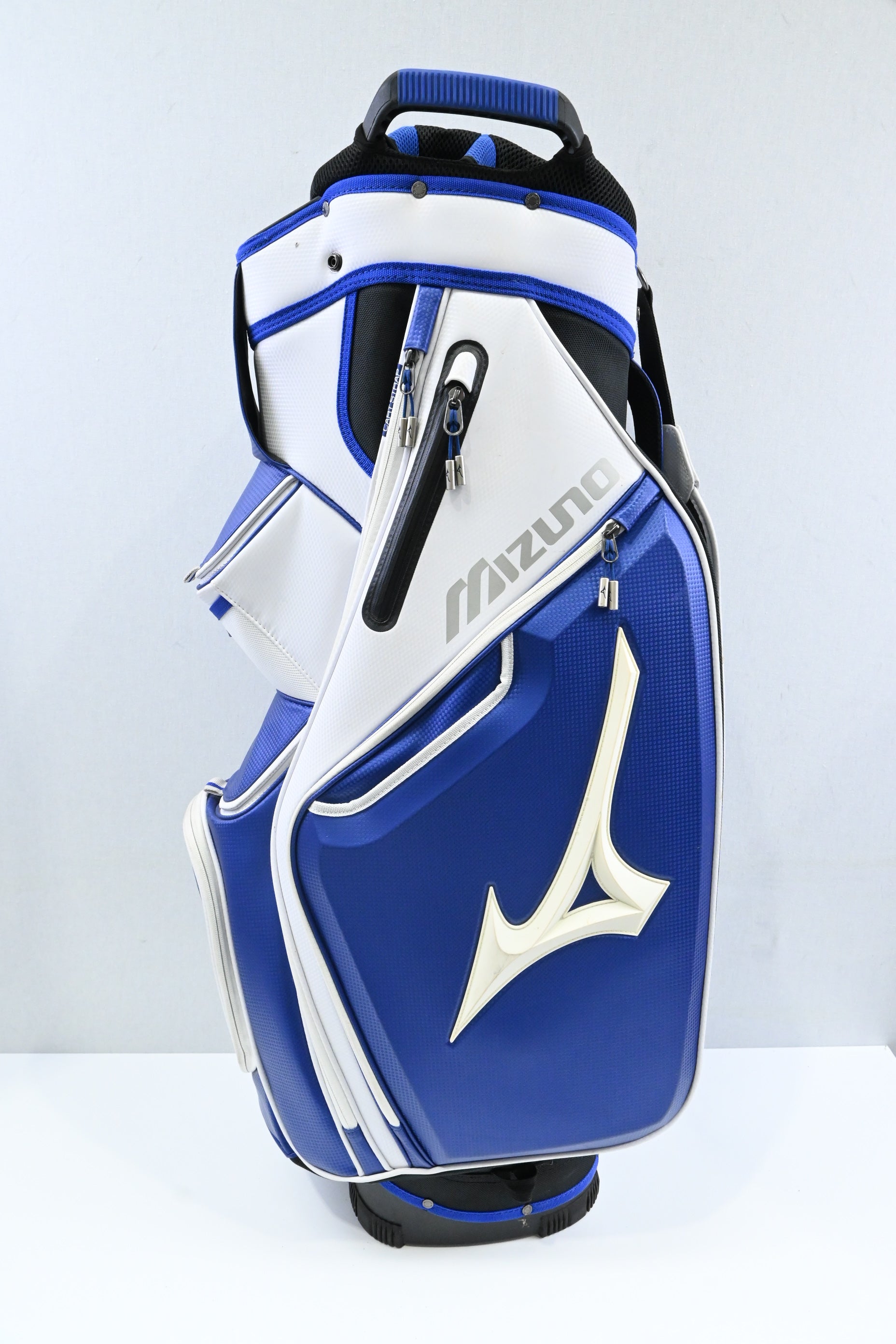 Mizuno Cart Bag / 14-Way / Blue, White