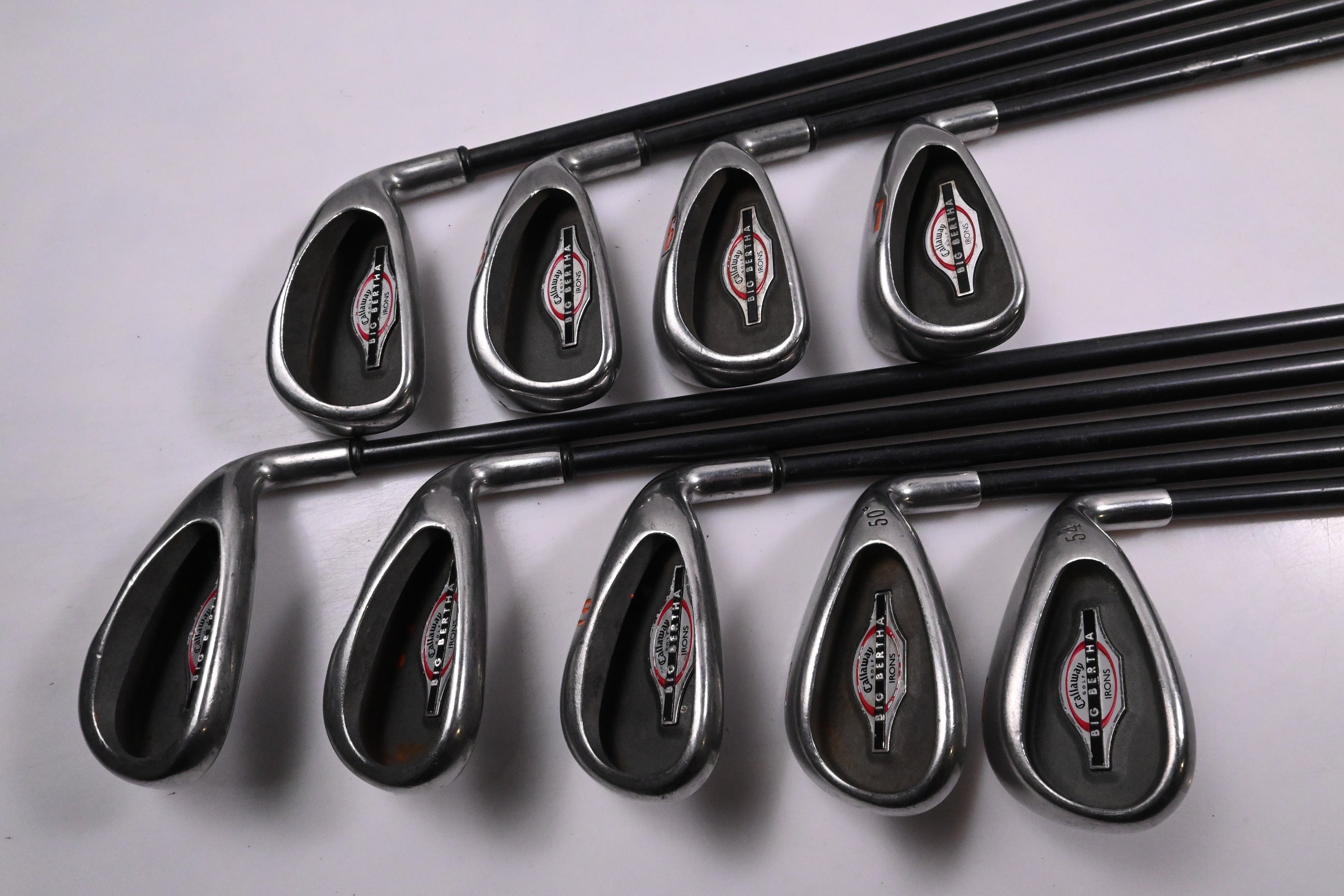 Callaway Big Bertha 2002 Irons / 4-PW+GW / Firm Flex RCH 75i Shafts