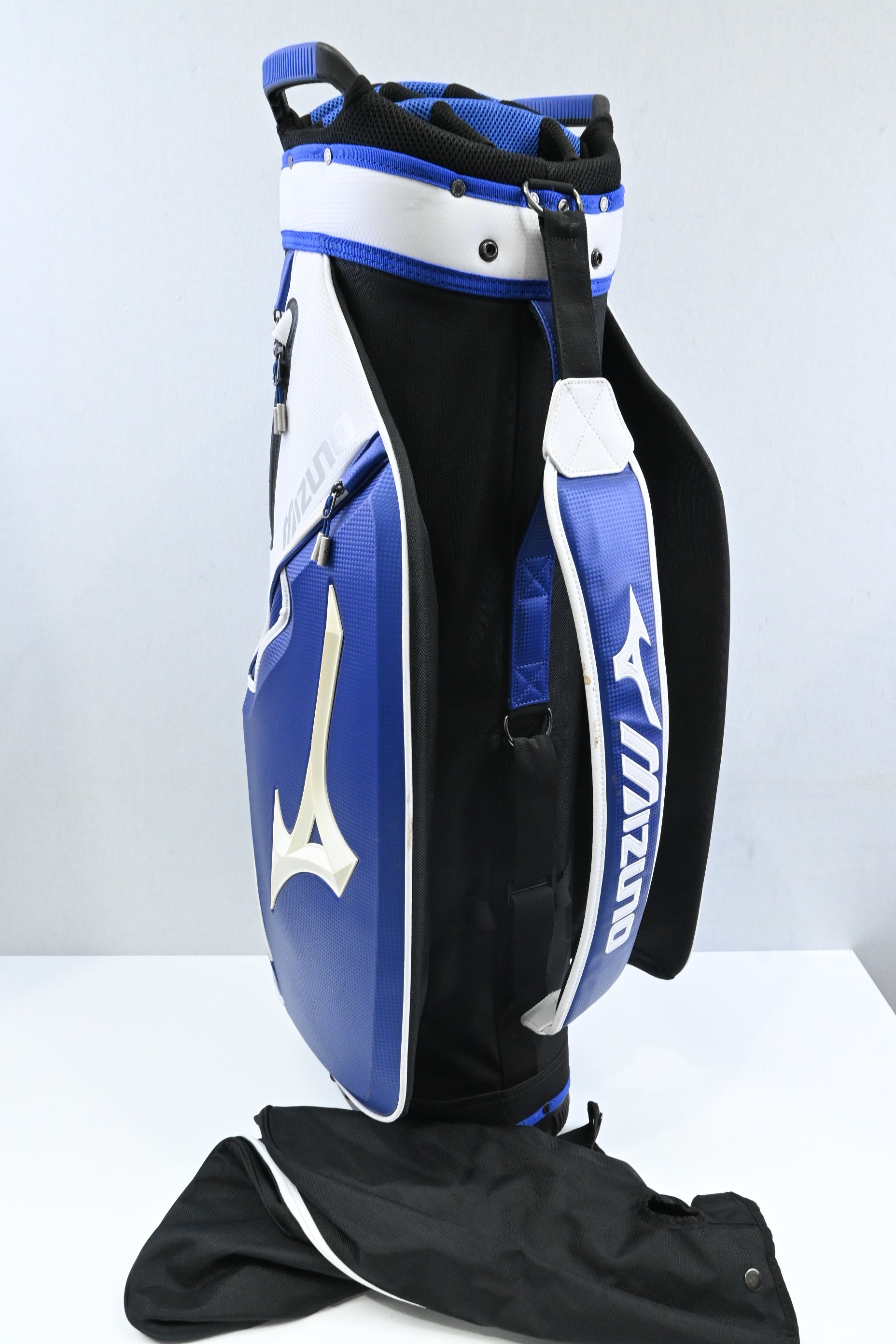 Mizuno Cart Bag / 14-Way / Blue, White