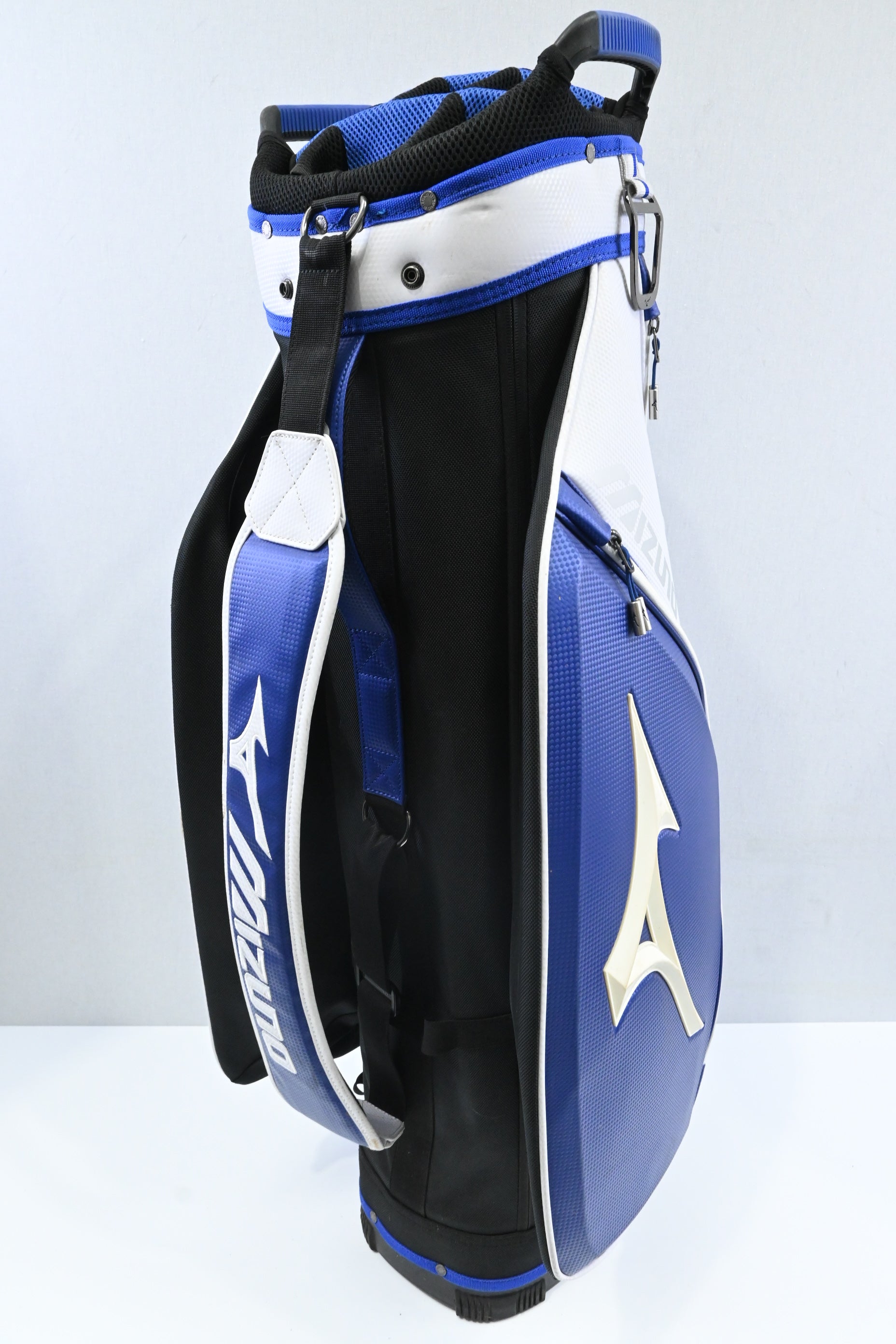 Mizuno Cart Bag / 14-Way / Blue, White
