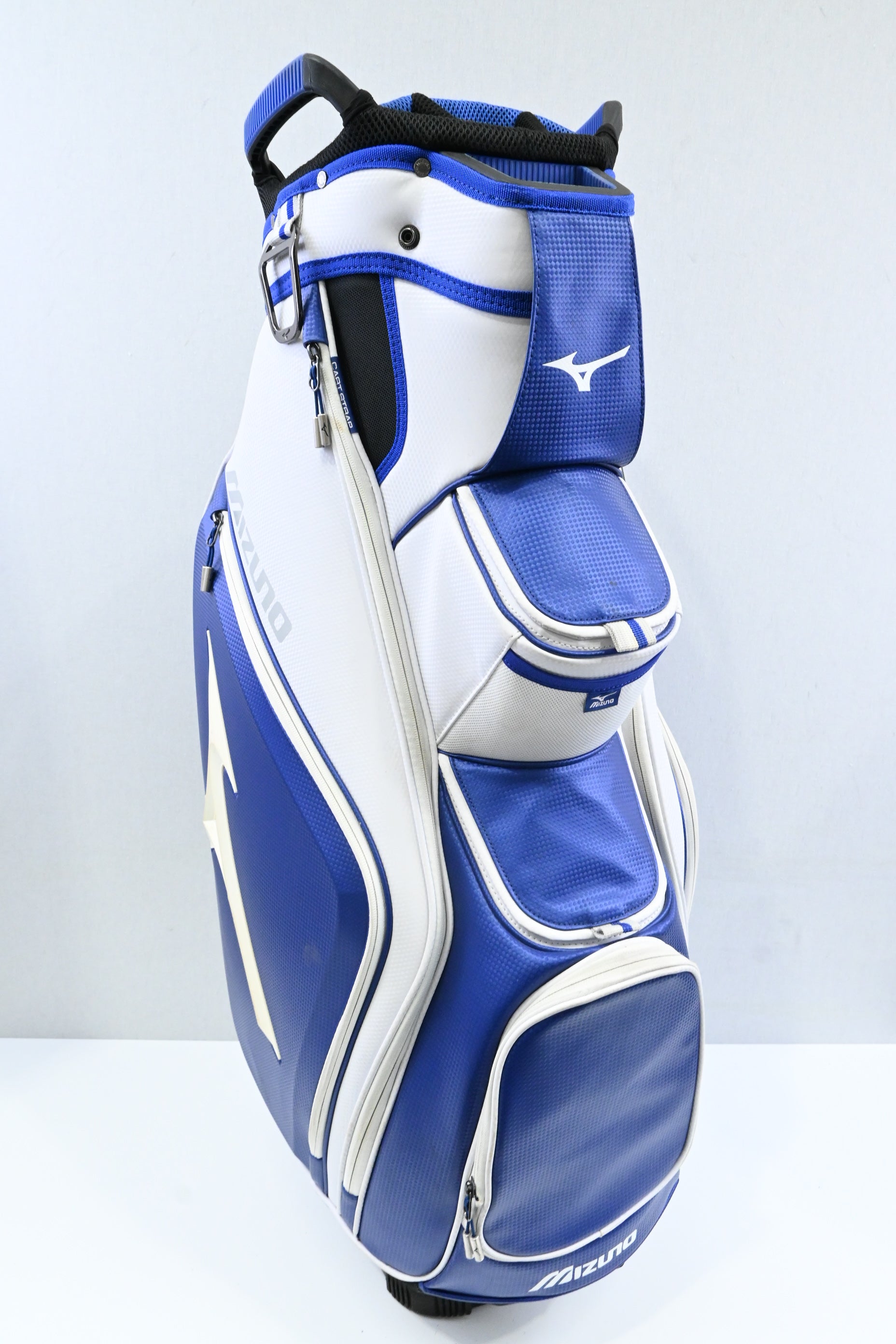 Mizuno Cart Bag / 14-Way / Blue, White