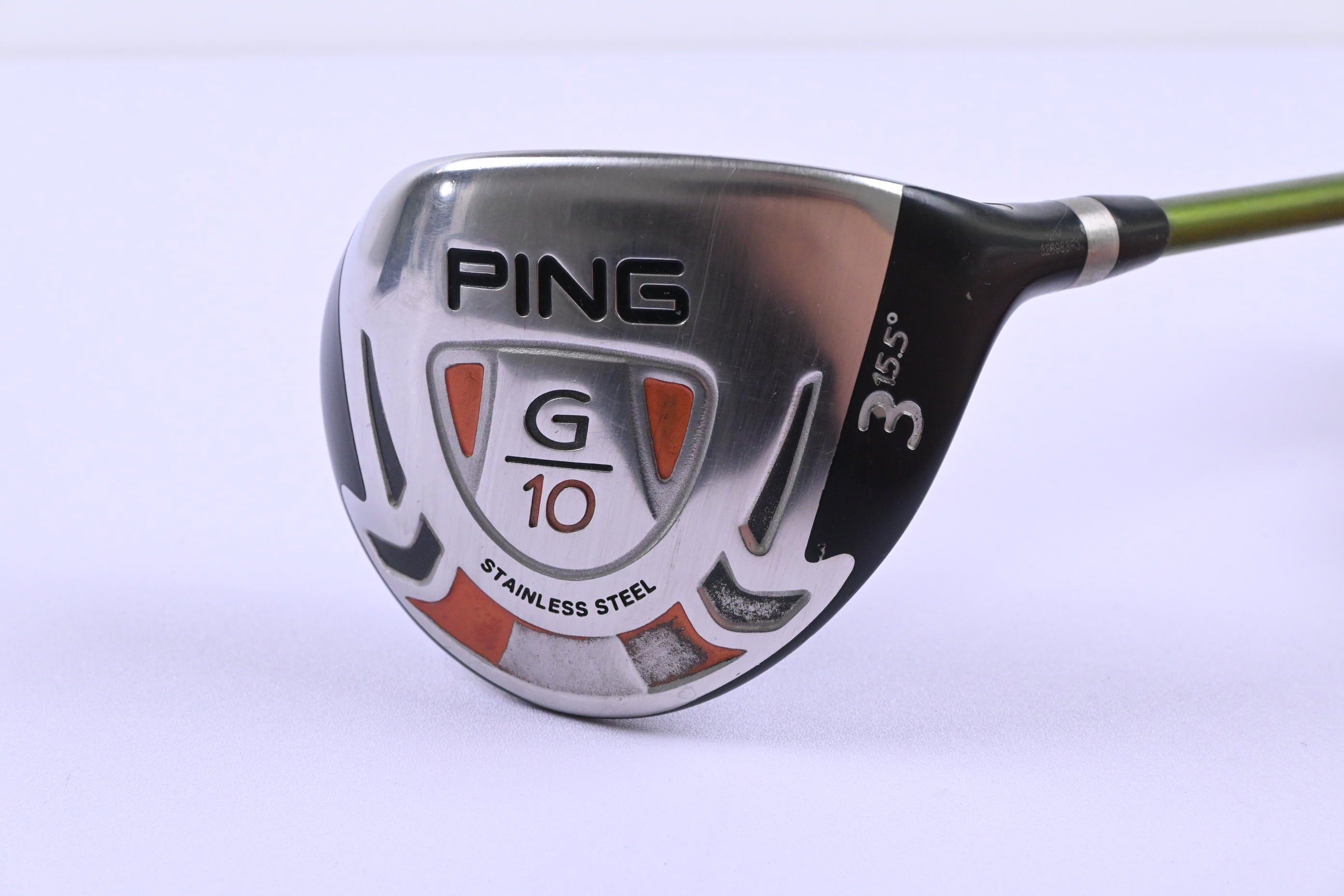 Ping G10 #3 Wood / 15.5 Degree / Stiff Flex Aldila NV 65 Shaft