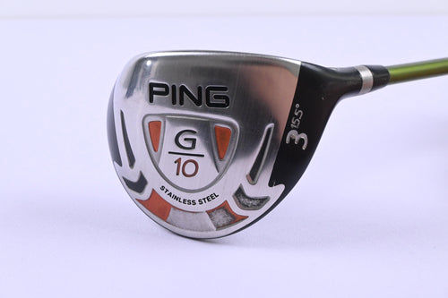 Ping G10 #3 Wood / 15.5 Degree / Stiff Flex Aldila NV 65 Shaft
