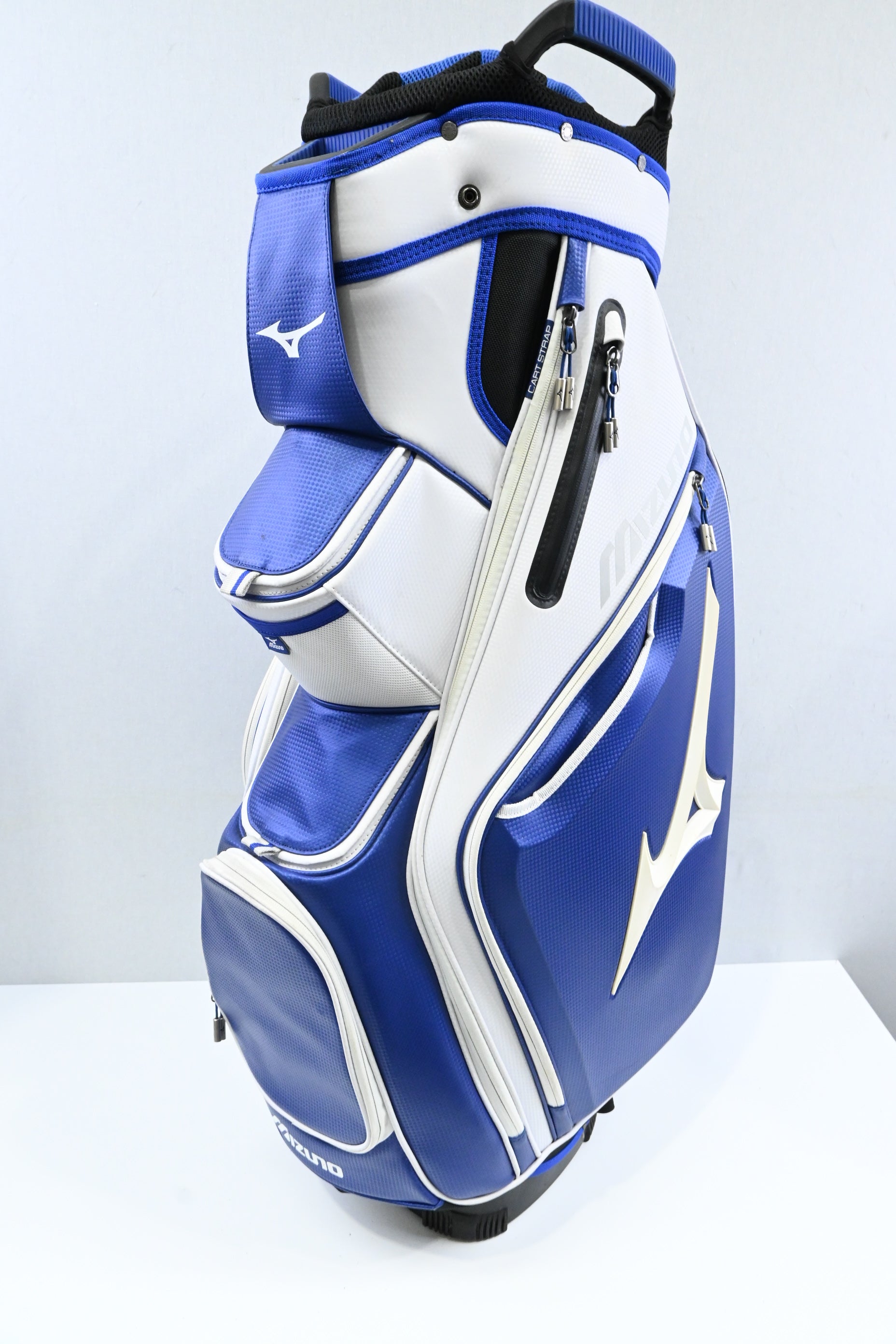 Mizuno Cart Bag / 14-Way / Blue, White