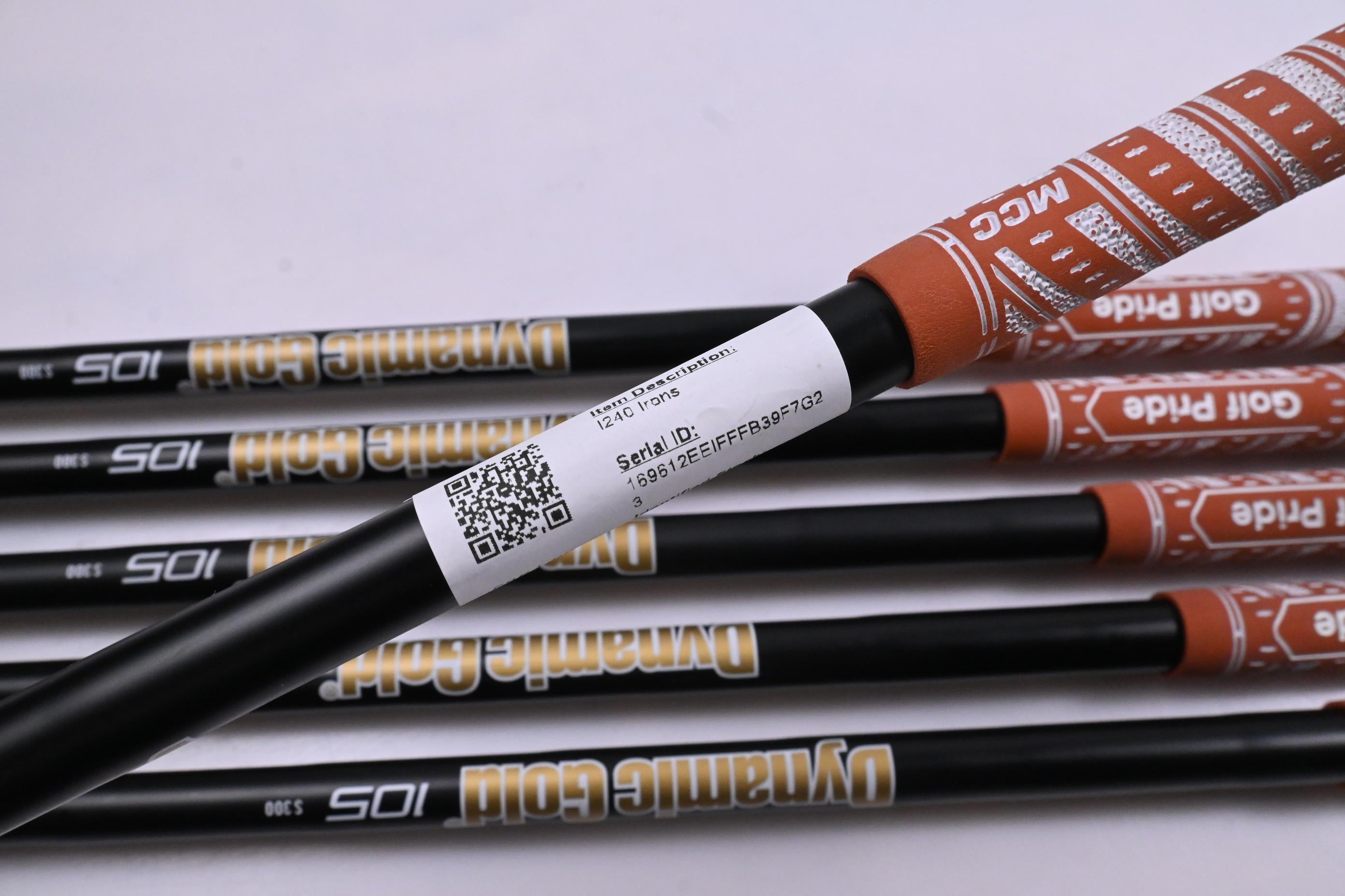 Ping I240 Irons / 5-PW / Red Dot / Stiff Flex Dynamic Gold 105 S300 Shafts