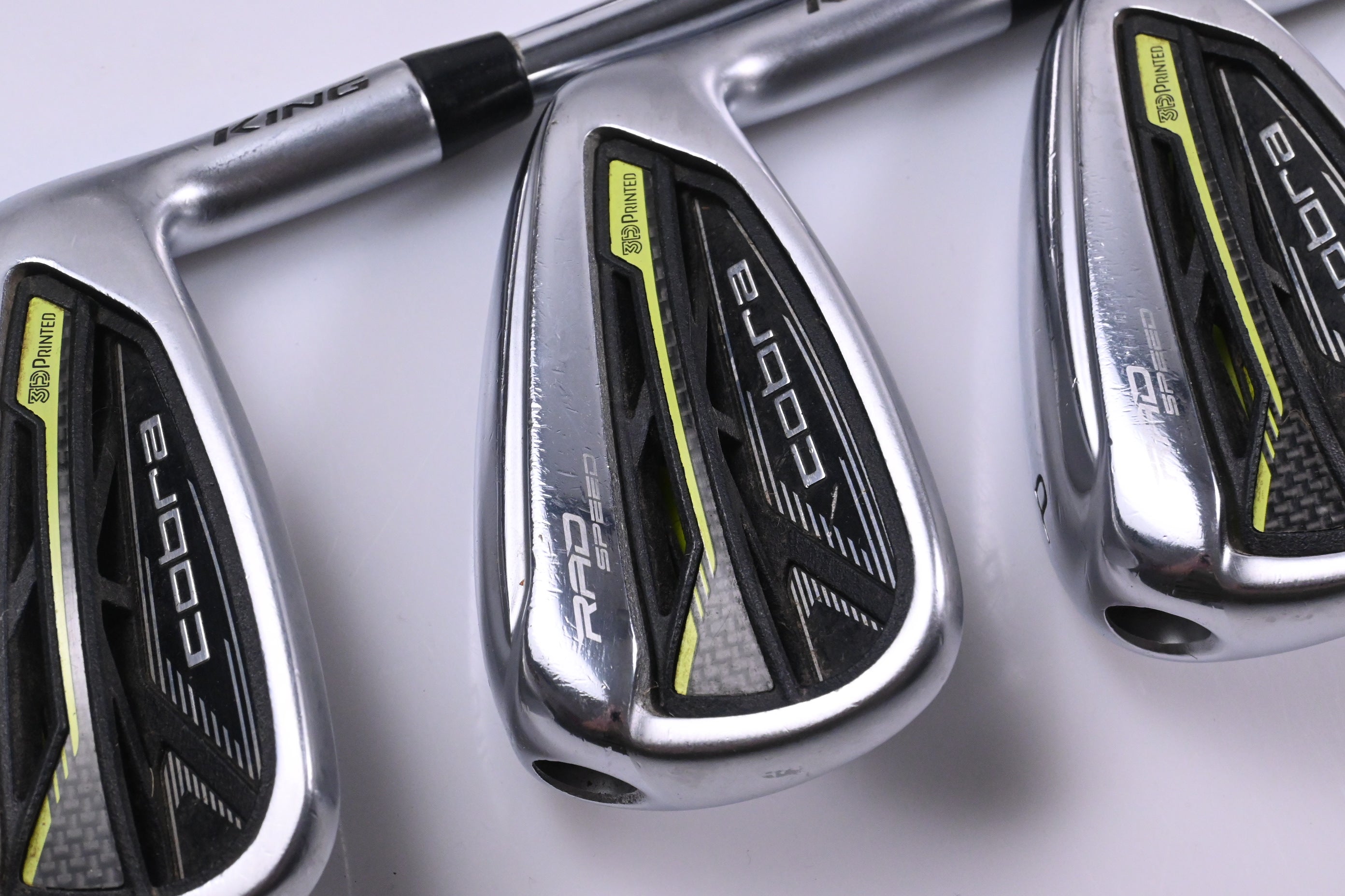 Cobra King Radspeed Irons / 6-PW / Regular Flex KBS Tour 90 Shafts