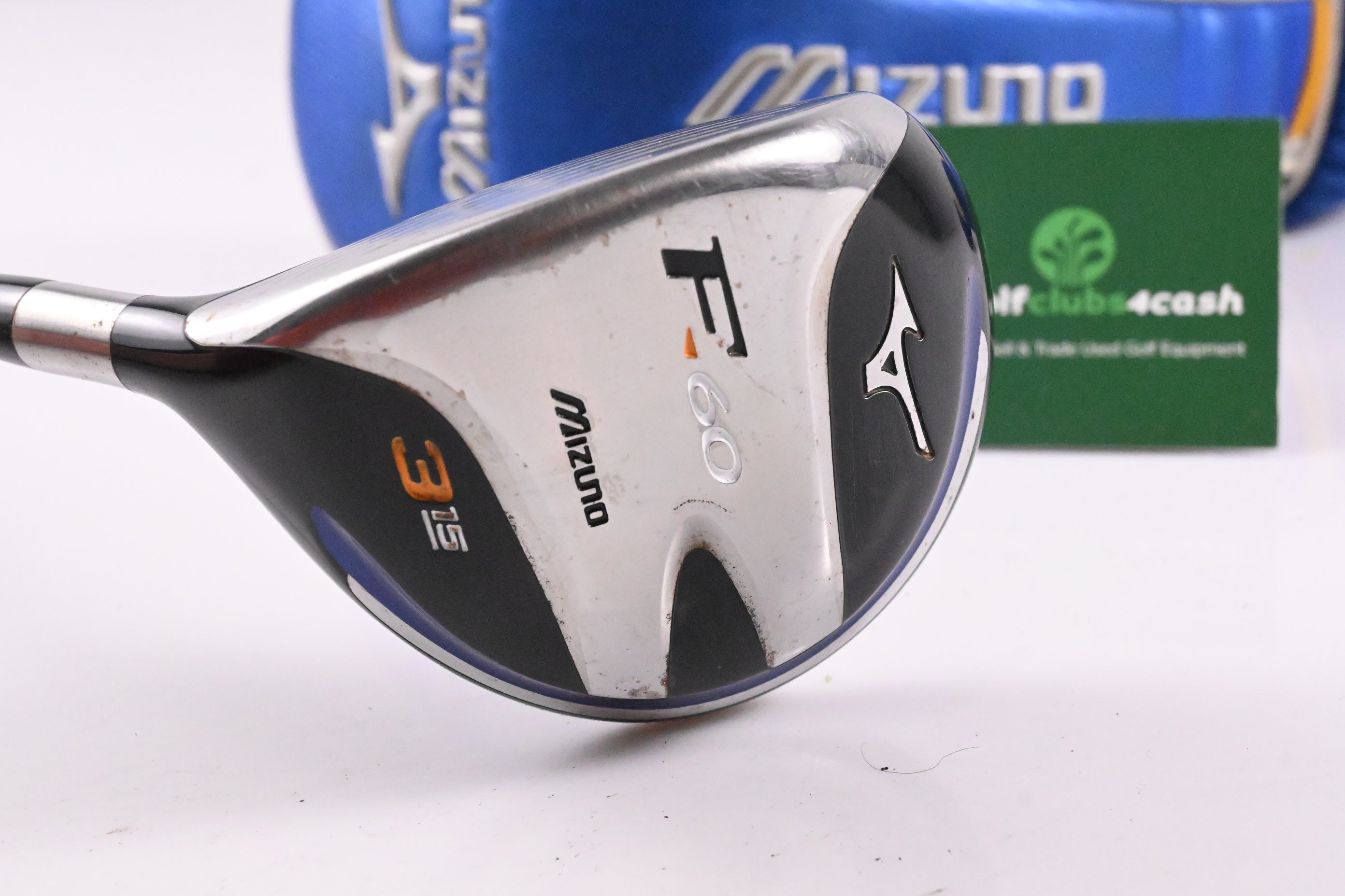 Left Hand Mizuno F-60 #3 Wood / 15 Degree / Regular Flex Mizuno Exsar FS3 70