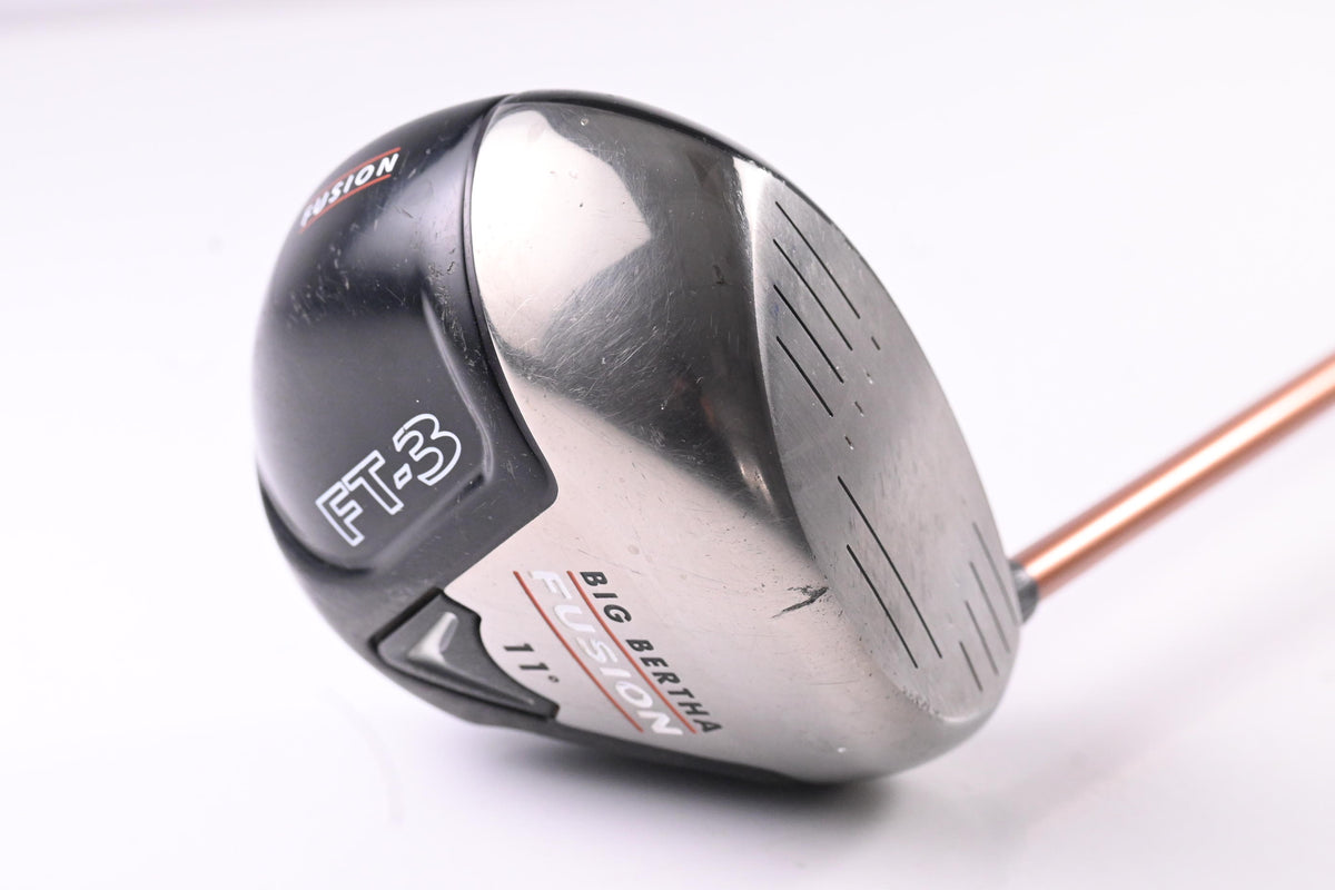 Ladies Callaway Big Bertha FT-3 Fusion Driver / 11 Degree / Ladies Flex Aldila NVS 55 Shaft