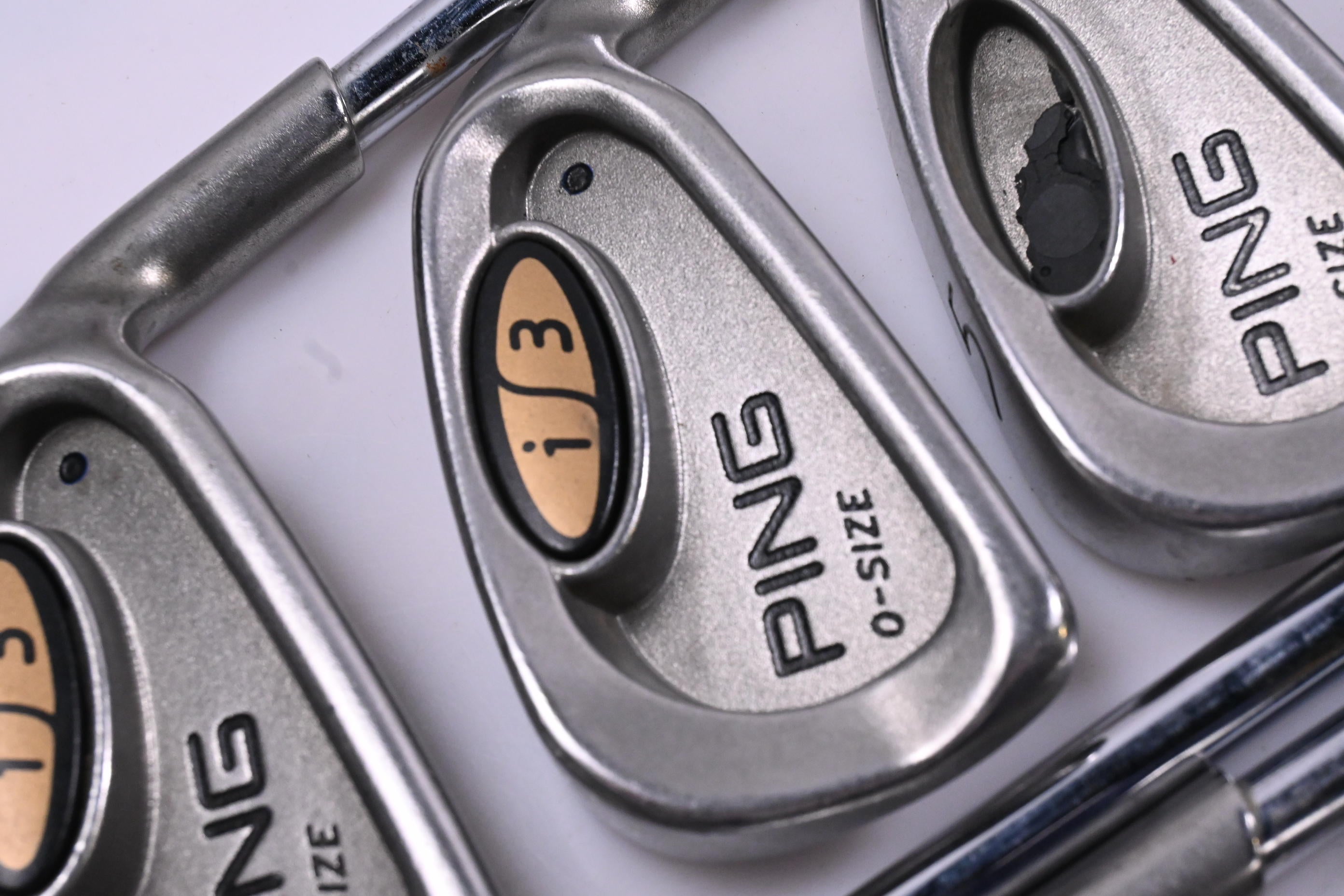 Ping i3 O-Size Irons / 3-PW / Black Dot / Regular Flex Steel Shafts