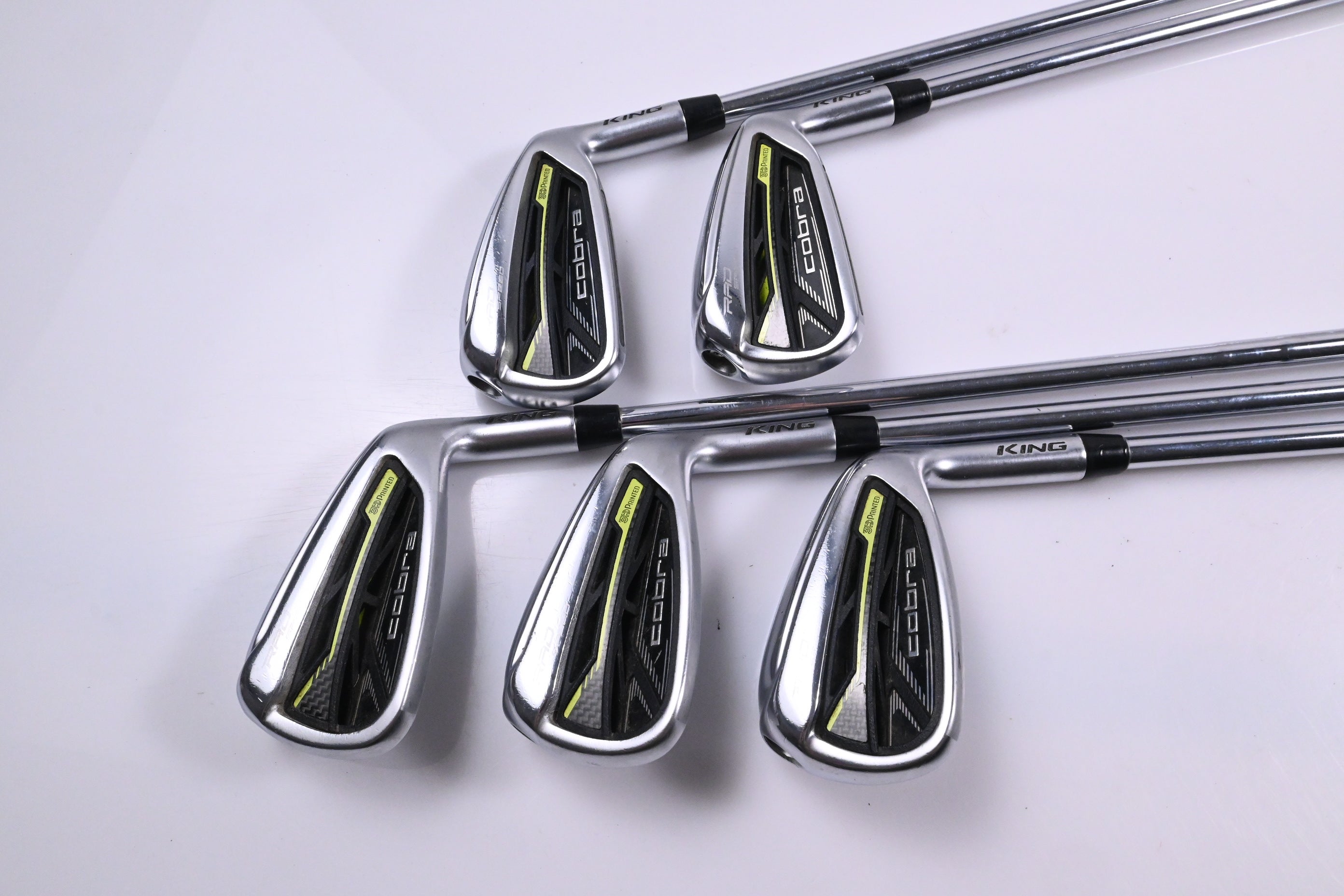 Cobra King Radspeed Irons / 6-PW / Regular Flex KBS Tour 90 Shafts