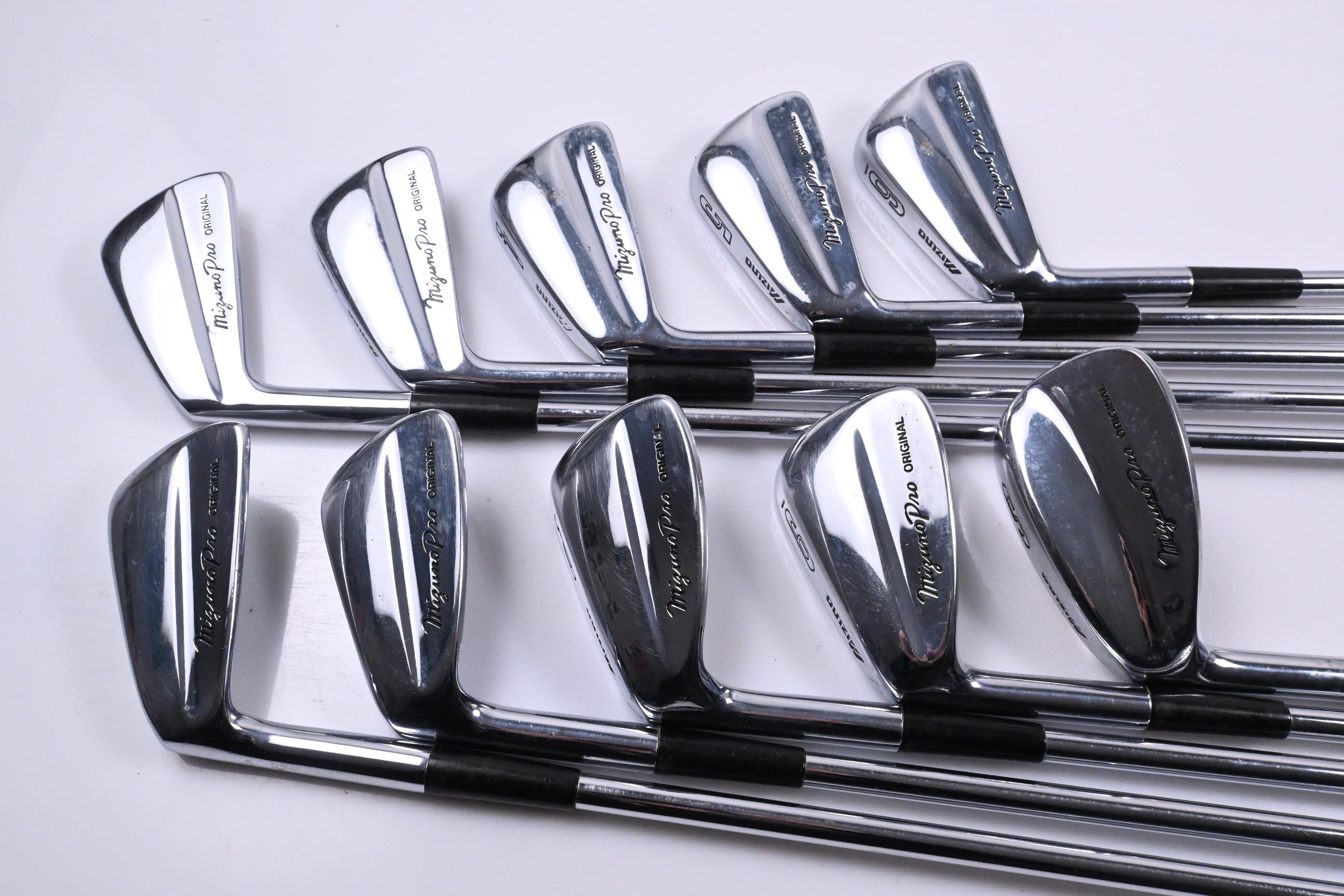 Left Hand Mizuno TP Original Irons / 2-PW+SW / Regular Flex Dynaflex 2200 Shafts