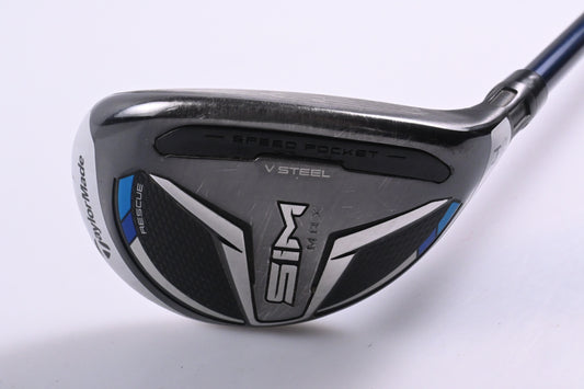 Taylormade SIM Max #4 Hybrid / 22 Degree / Stiff Flex Ventus Blue 7 Shaft