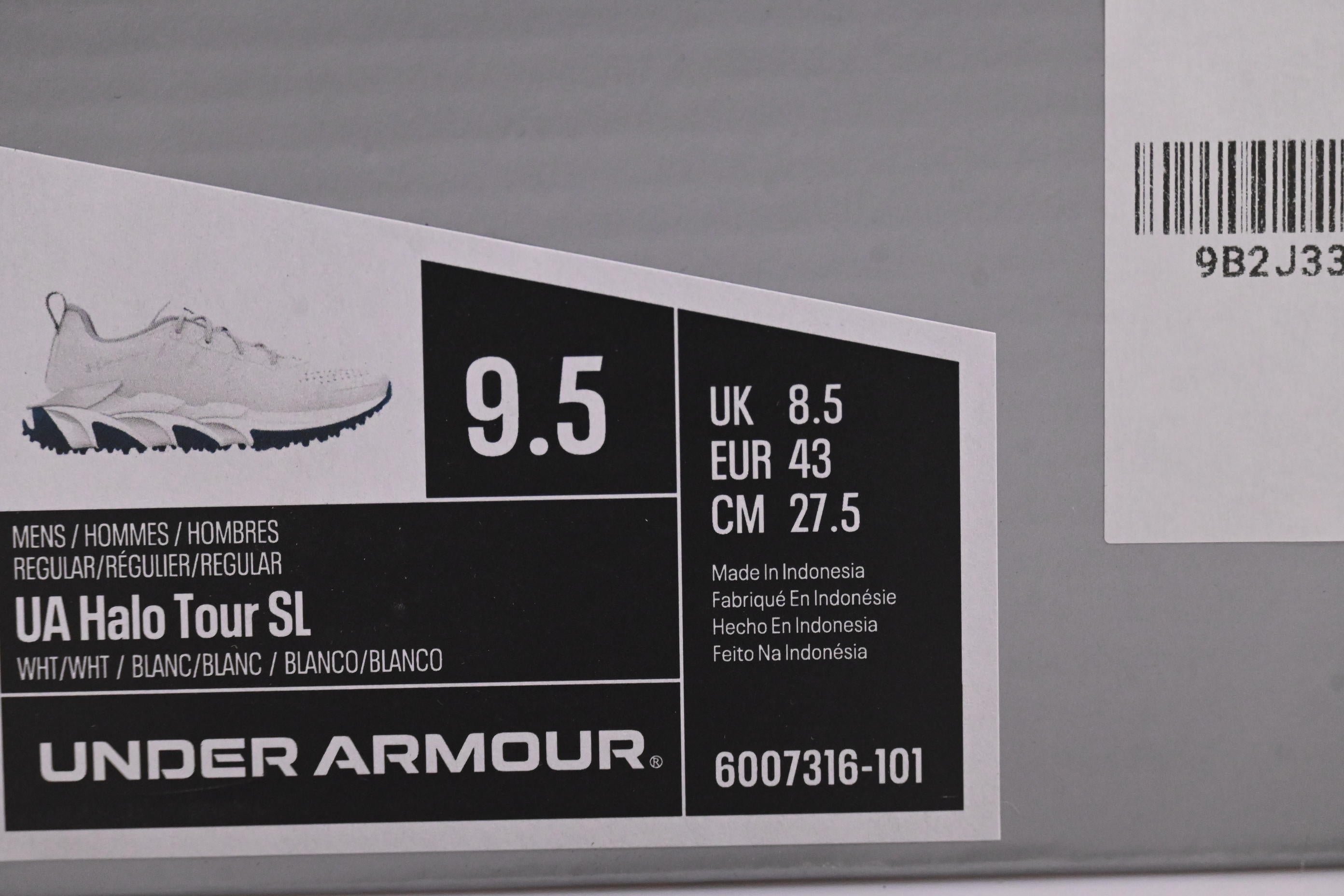 Under Armour Halo Tour SL Golf Shoes / UK 8.5 / White