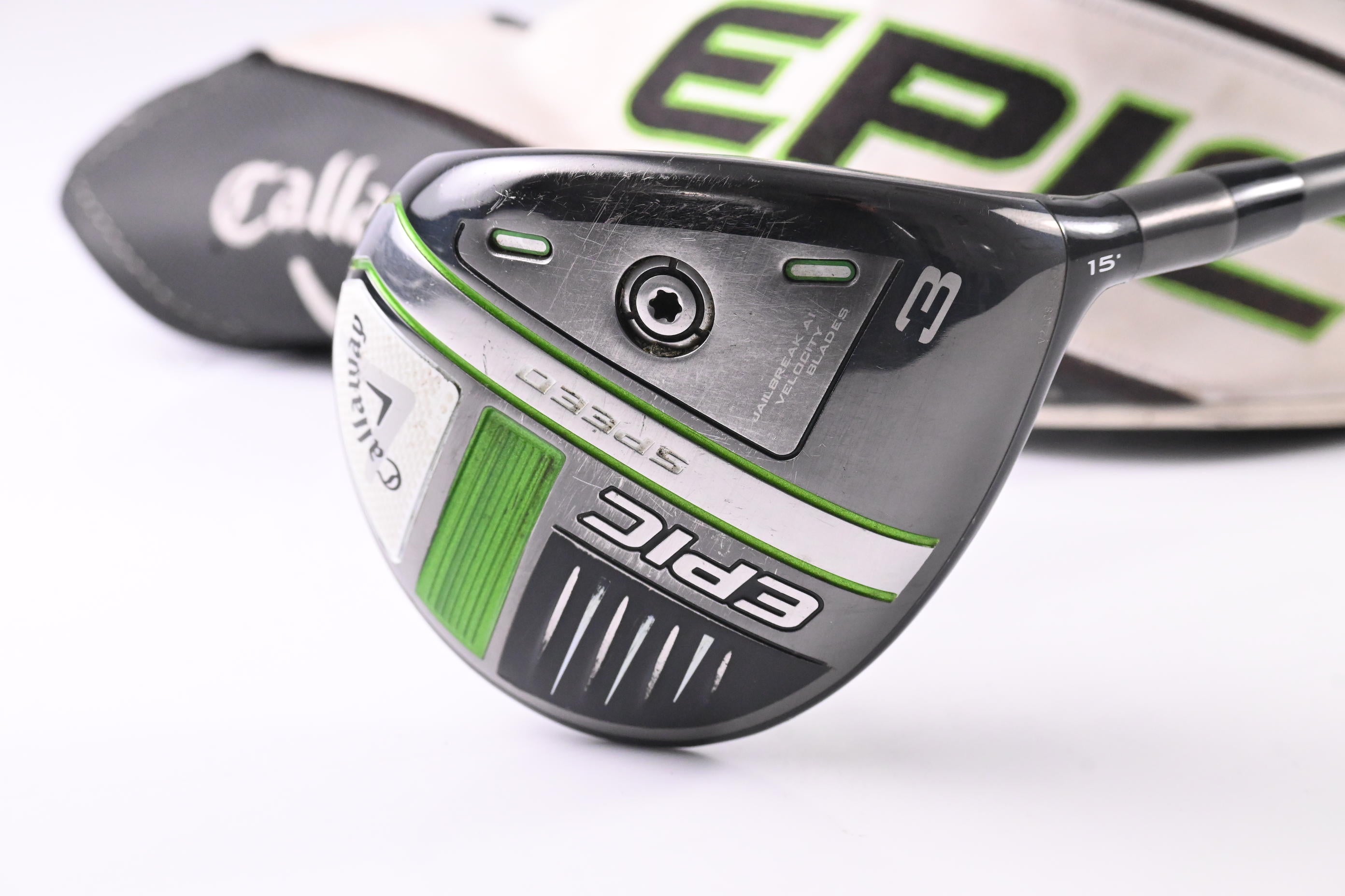 Callaway Epic Speed #3 Wood / 15 Degree / Stiff Flex HZRDUS iM10 Smoke 70 Shaft