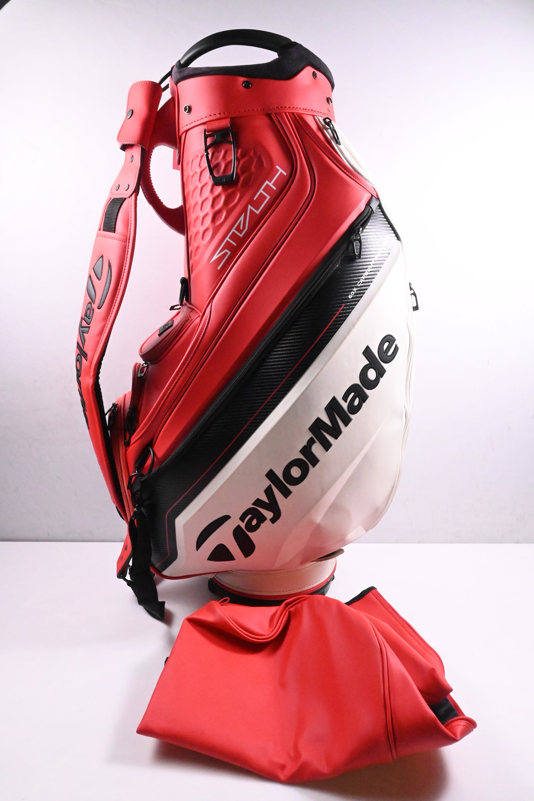 Taylormade Stealth 2 Tour Bag / 6-Way Divider / Red, White