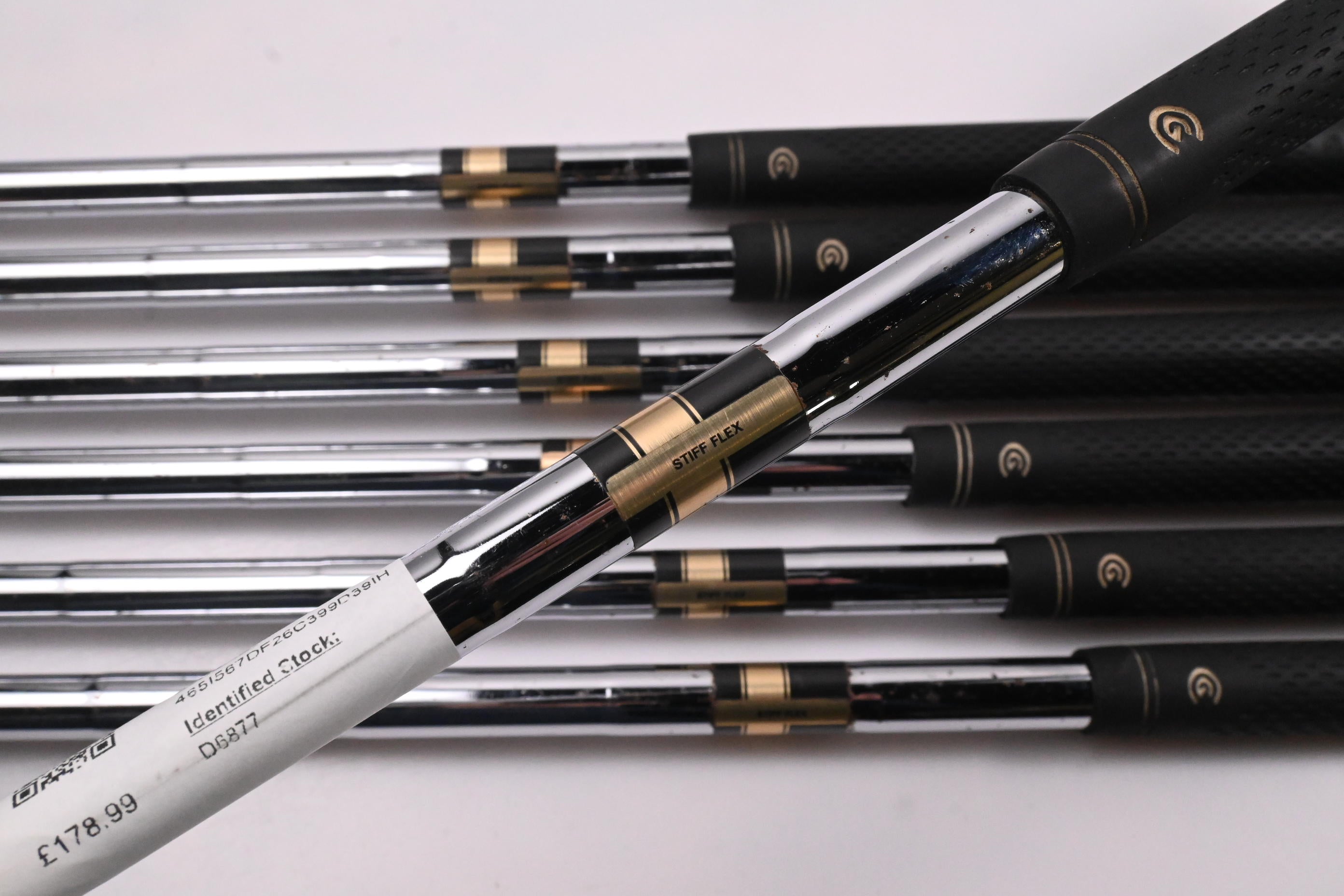 Cleveland CG16 Chrome Irons / 4-PW / Stiff Flex Cleveland Traction 85 Shafts