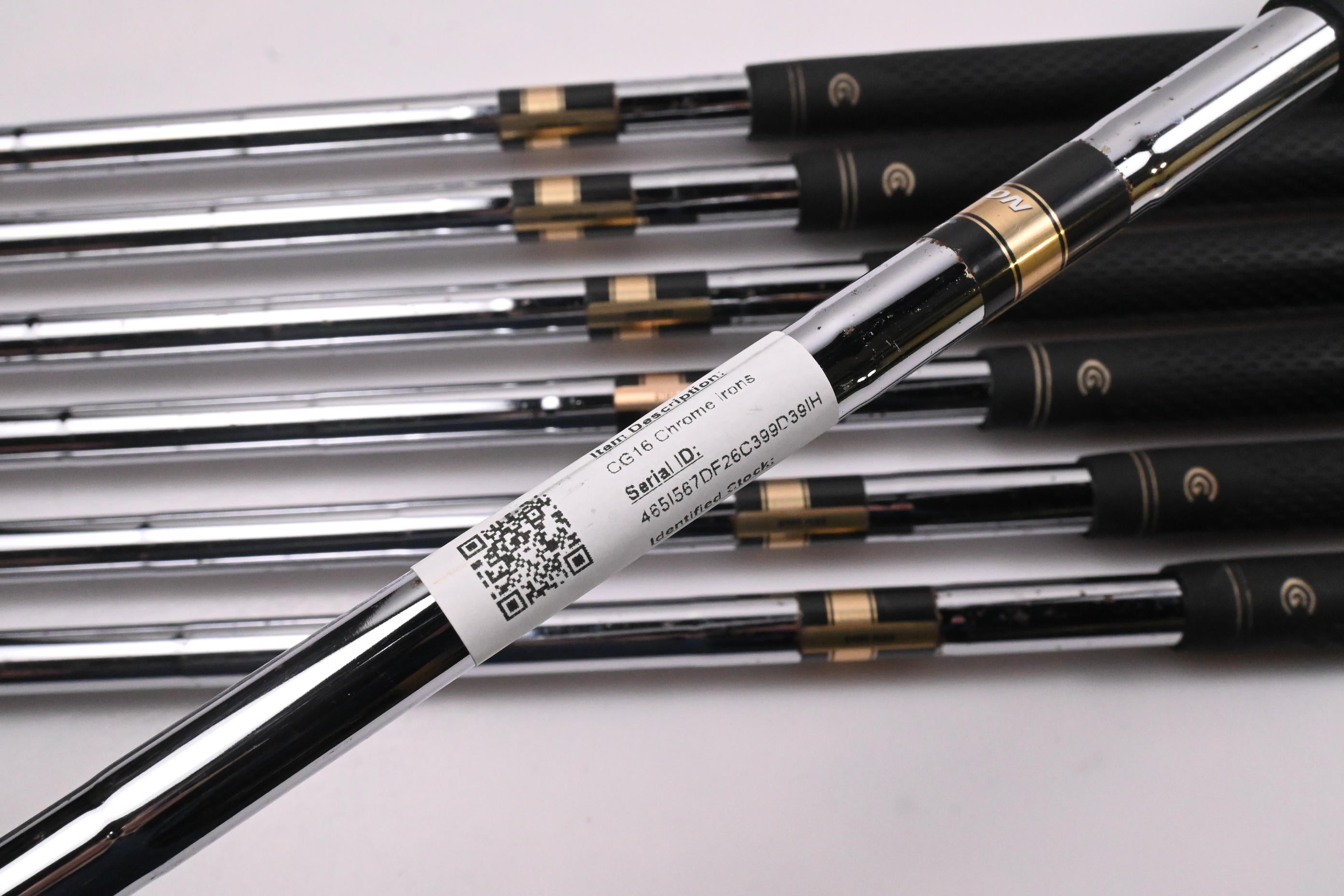 Cleveland CG16 Chrome Irons / 4-PW / Stiff Flex Cleveland Traction 85 Shafts