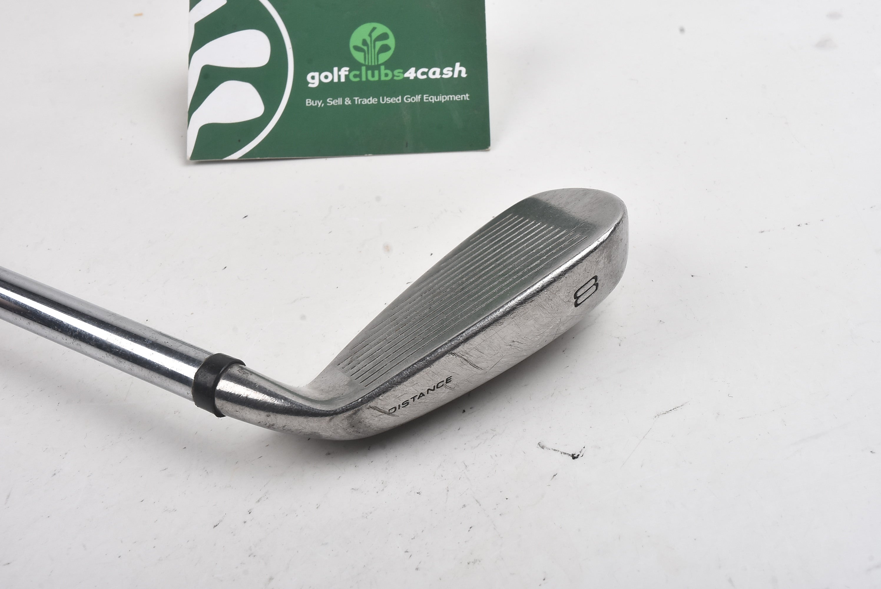 Left Hand Wilson Deep Red #8 Iron / 39 Degree / Stiff Flex Steel Shaft