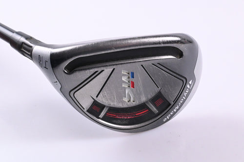 Left Hand Taylormade M4 #4 Hybrid / 22 Degree / Regular Flex Fujikura Atmos 6