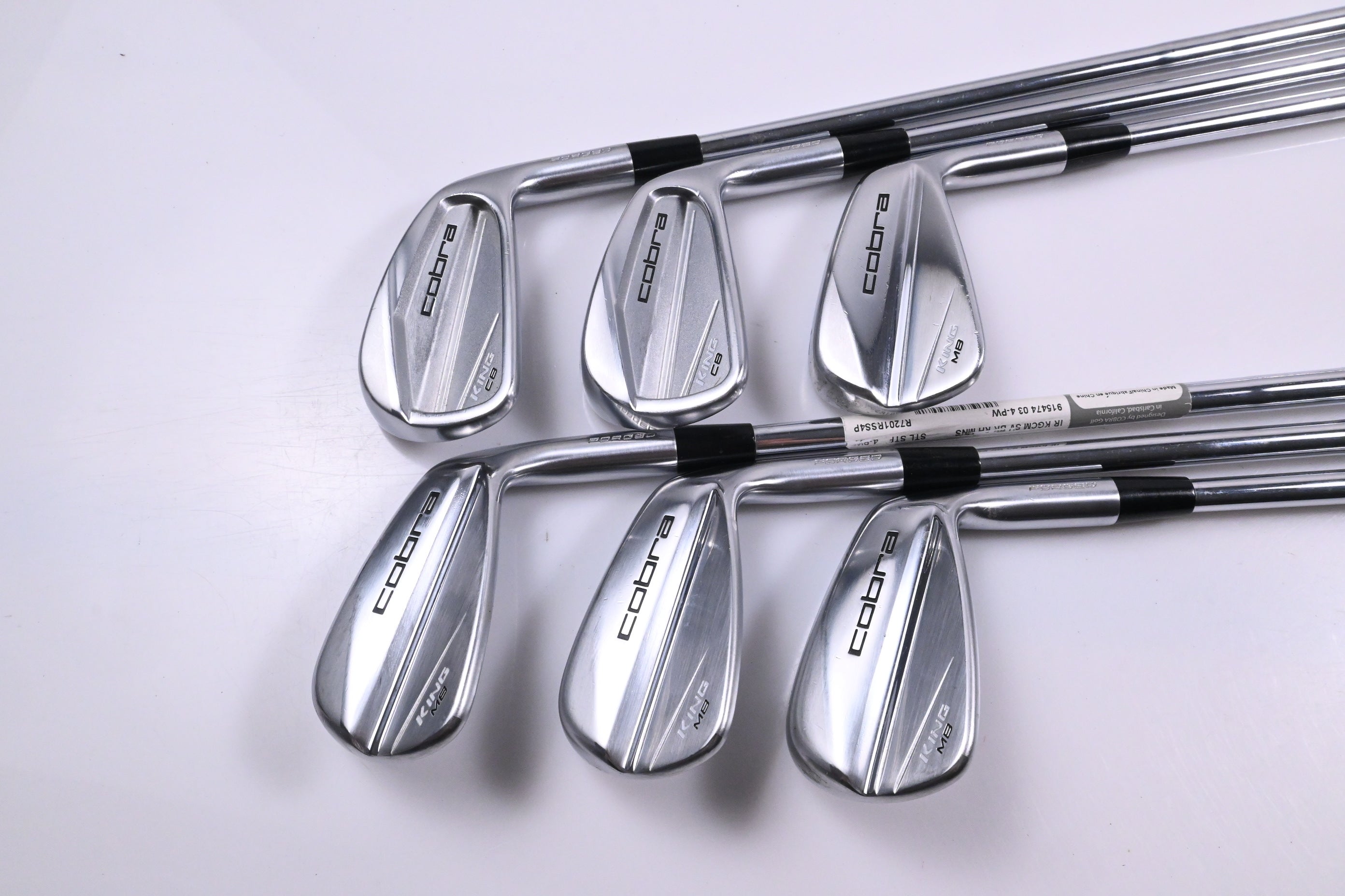 Cobra King CB/MB Irons / 5-PW / Stiff Flex KBS $-Taper 120 Shafts