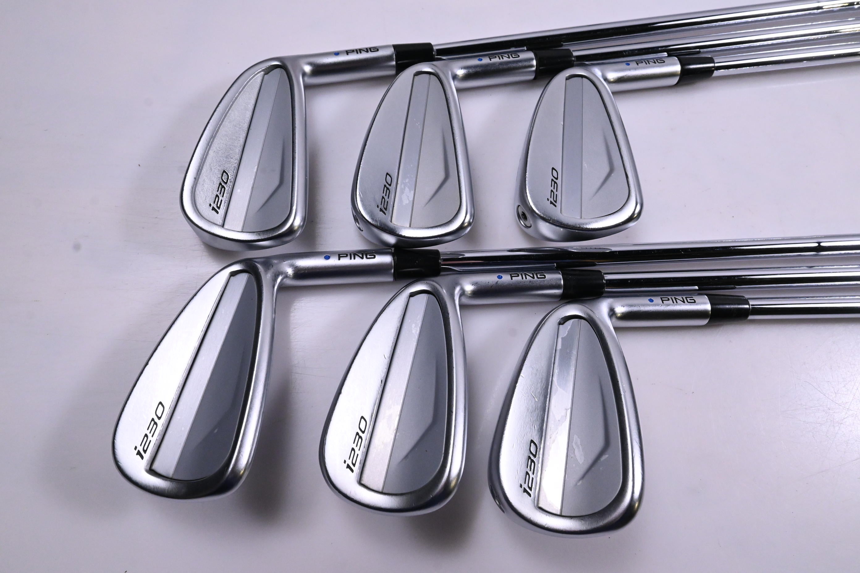Ping i230 Irons / 5-PW / Blue Dot / Stiff Flex N.S.Pro Modus³ Tour 105 Shafts