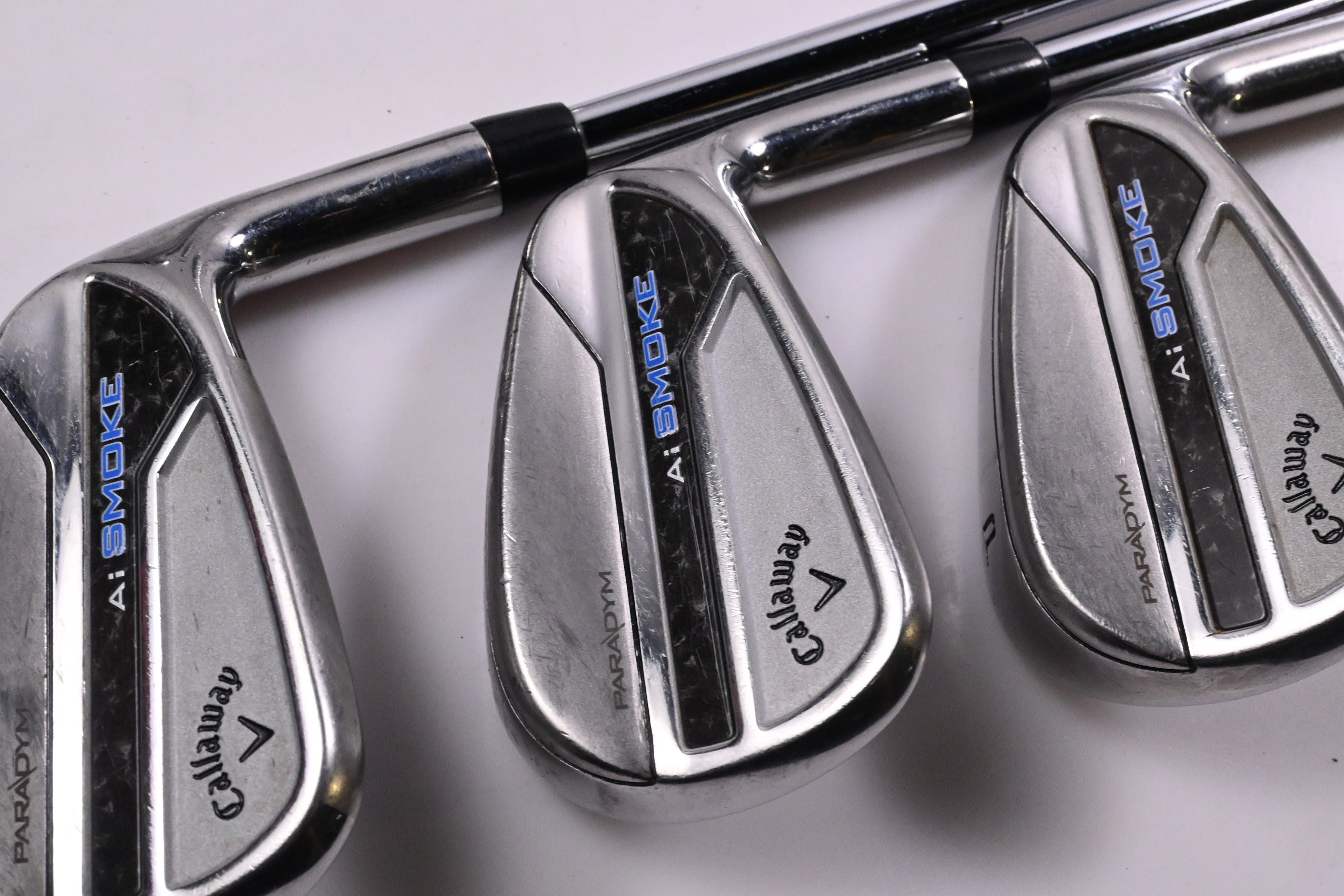 Callaway Paradym Ai Smoke Irons / 3-PW / Regular Flex Elevate MPH 85 Shafts