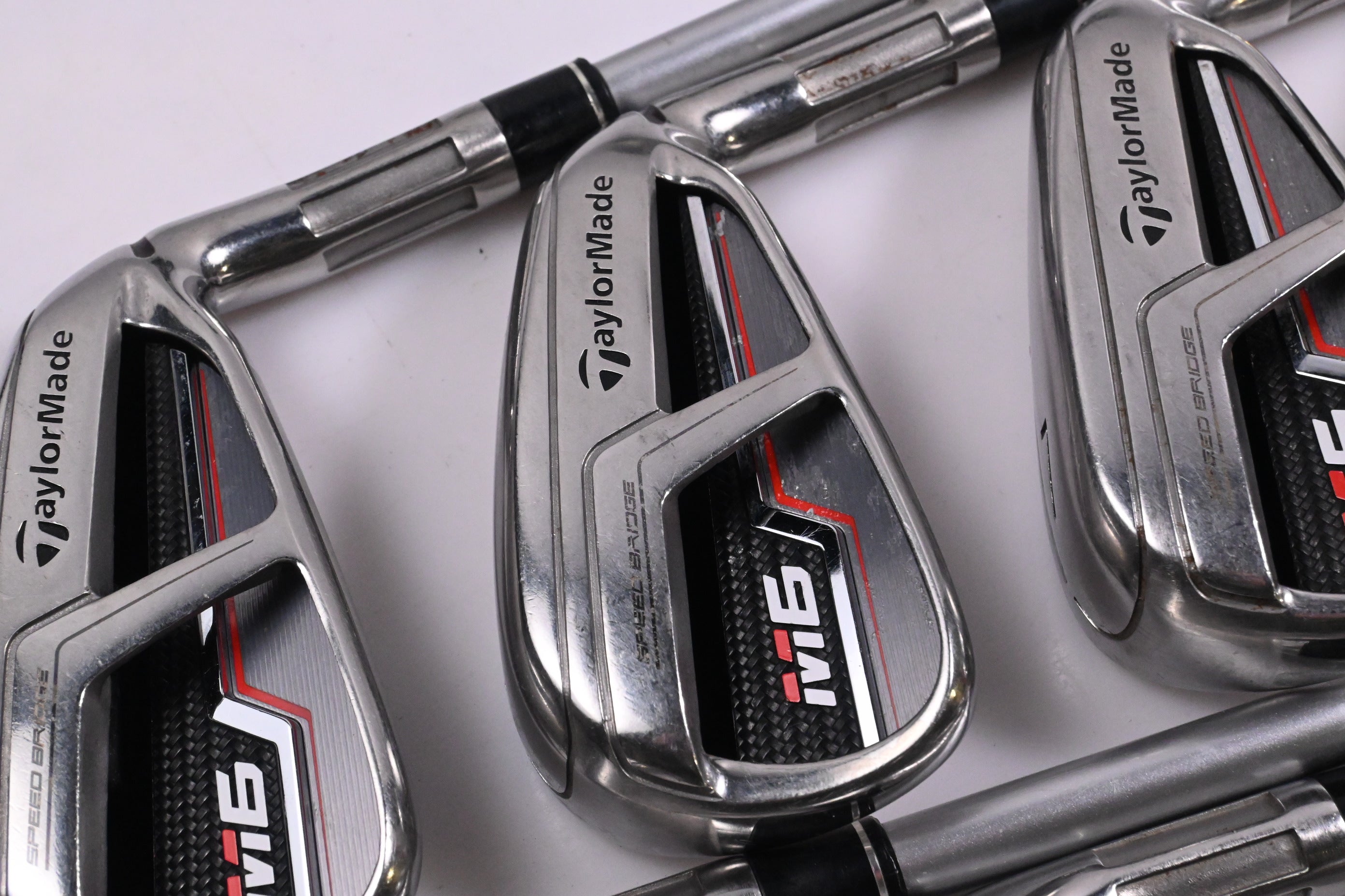Ladies Taylormade M6 Irons / 5-PW+GW+SW / Ladies Flex Taylormade 45 Shafts
